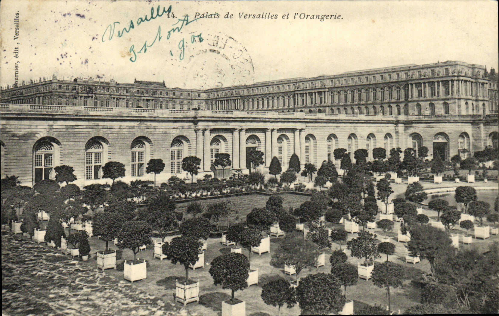 CPA Versailles Palais Et L Orangerie