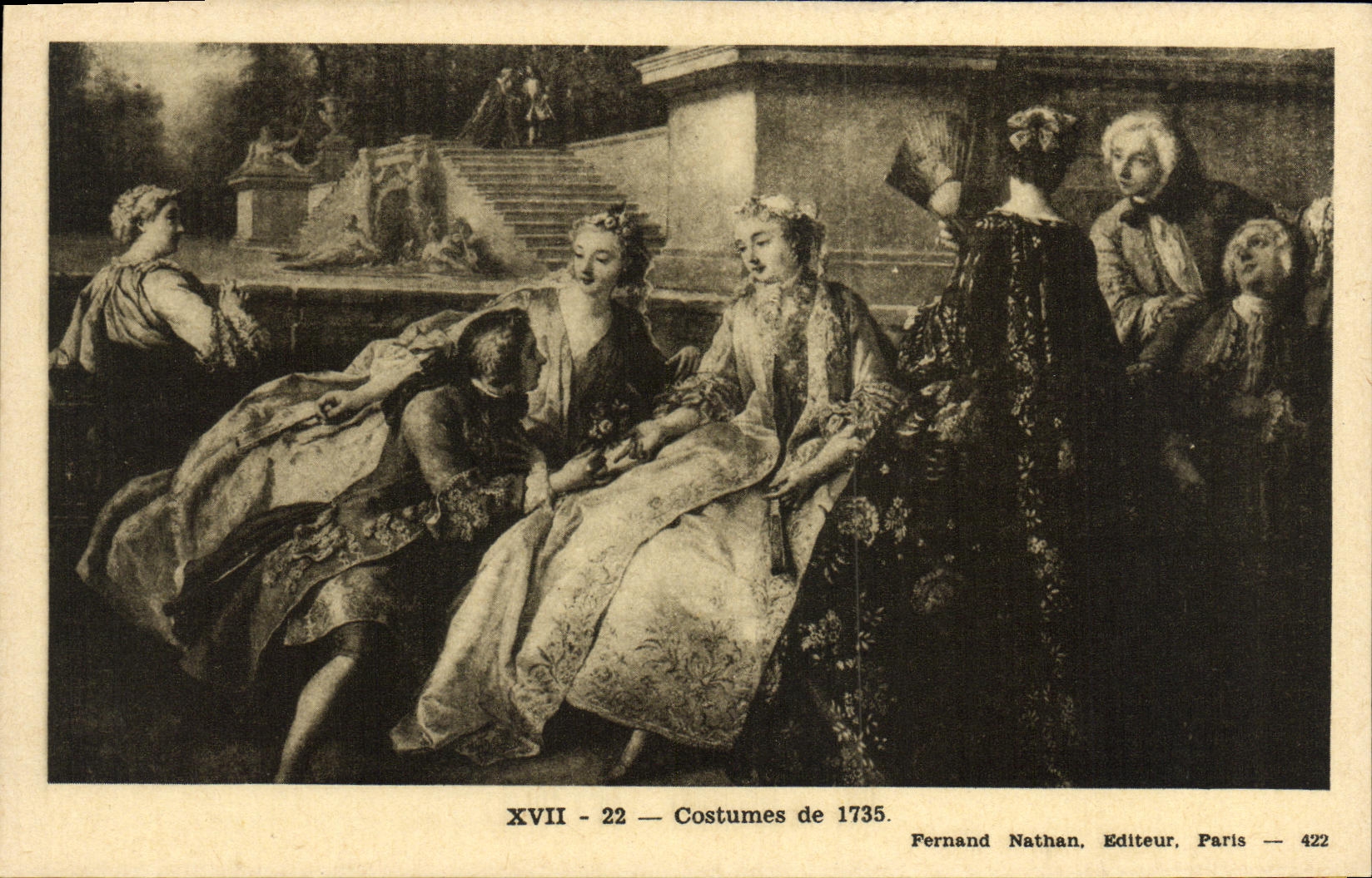 CPA Costumes De 1735 