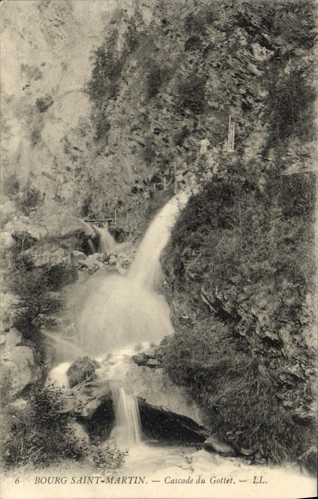 CPA Bourg Saint Martin Cascade du Gotlet