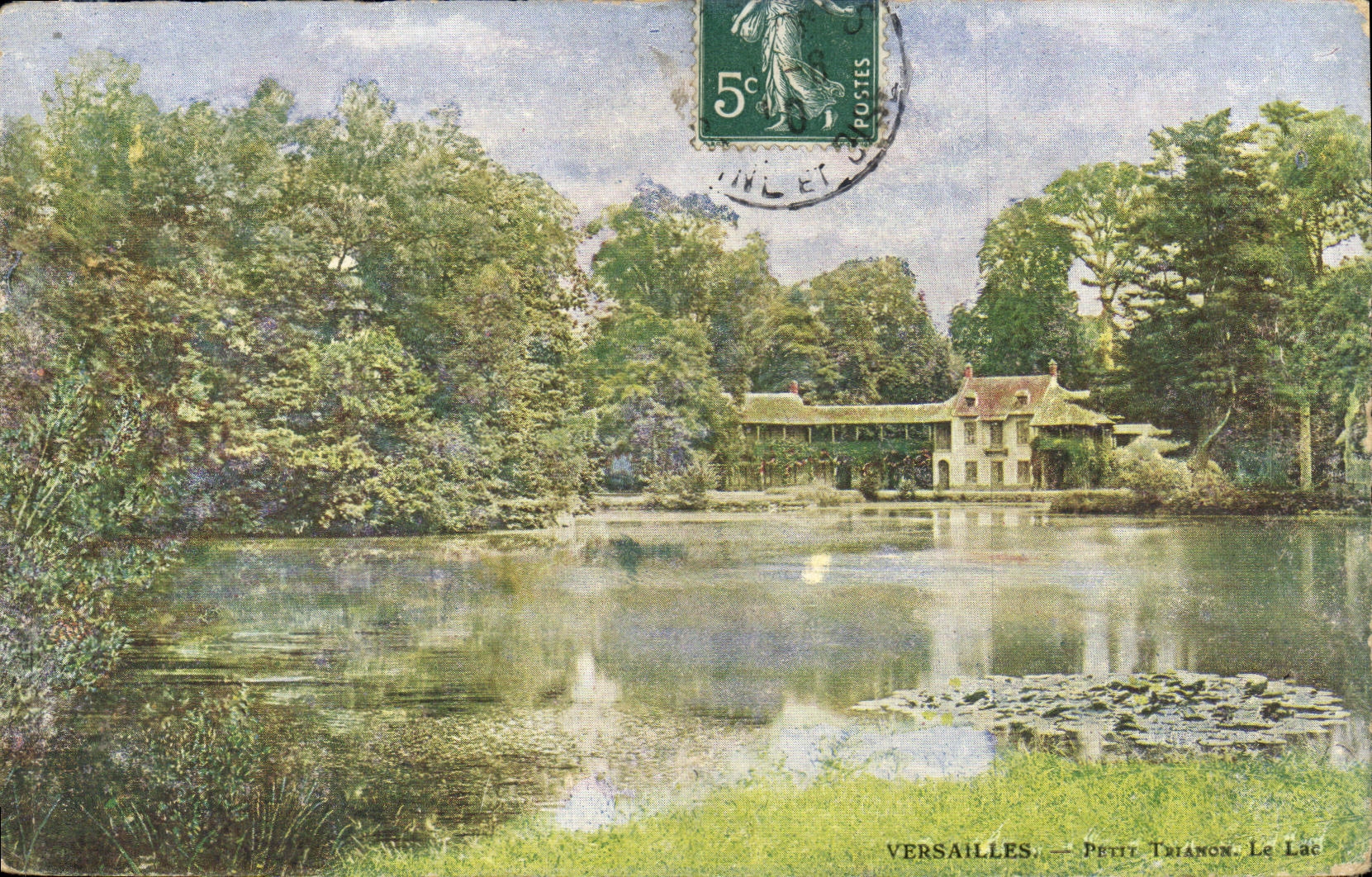CPA Versailles Petit Trianon Le lac