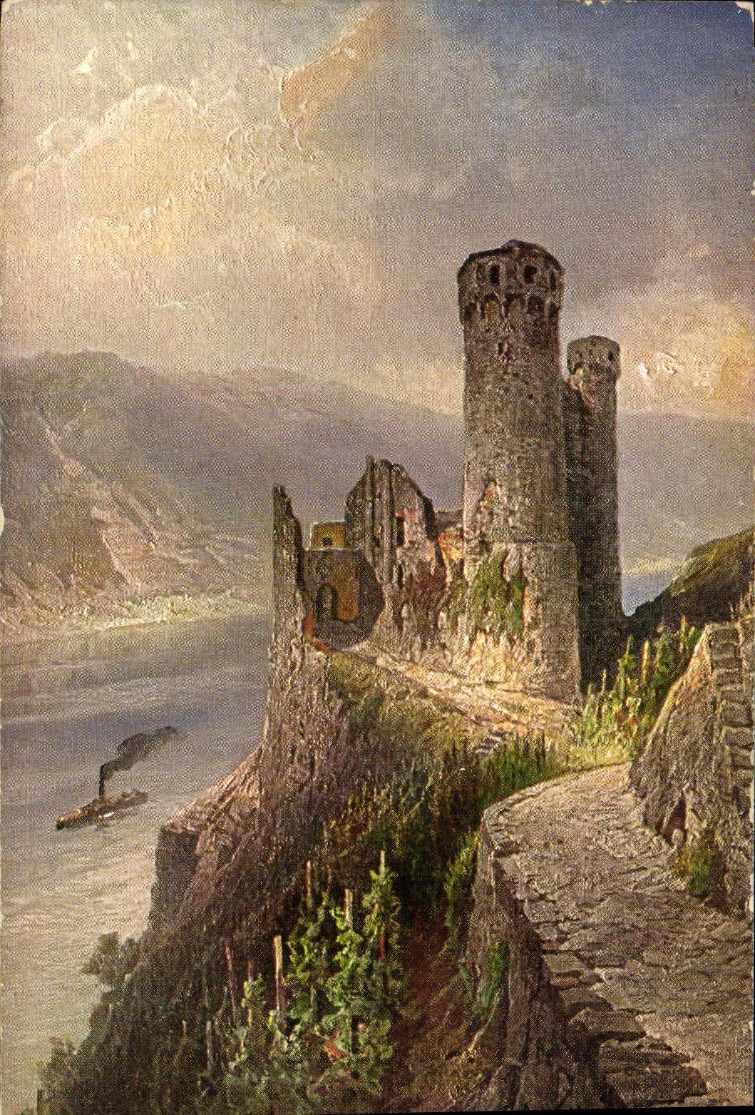 CPA Fantaisie Chateau Ehrenfels