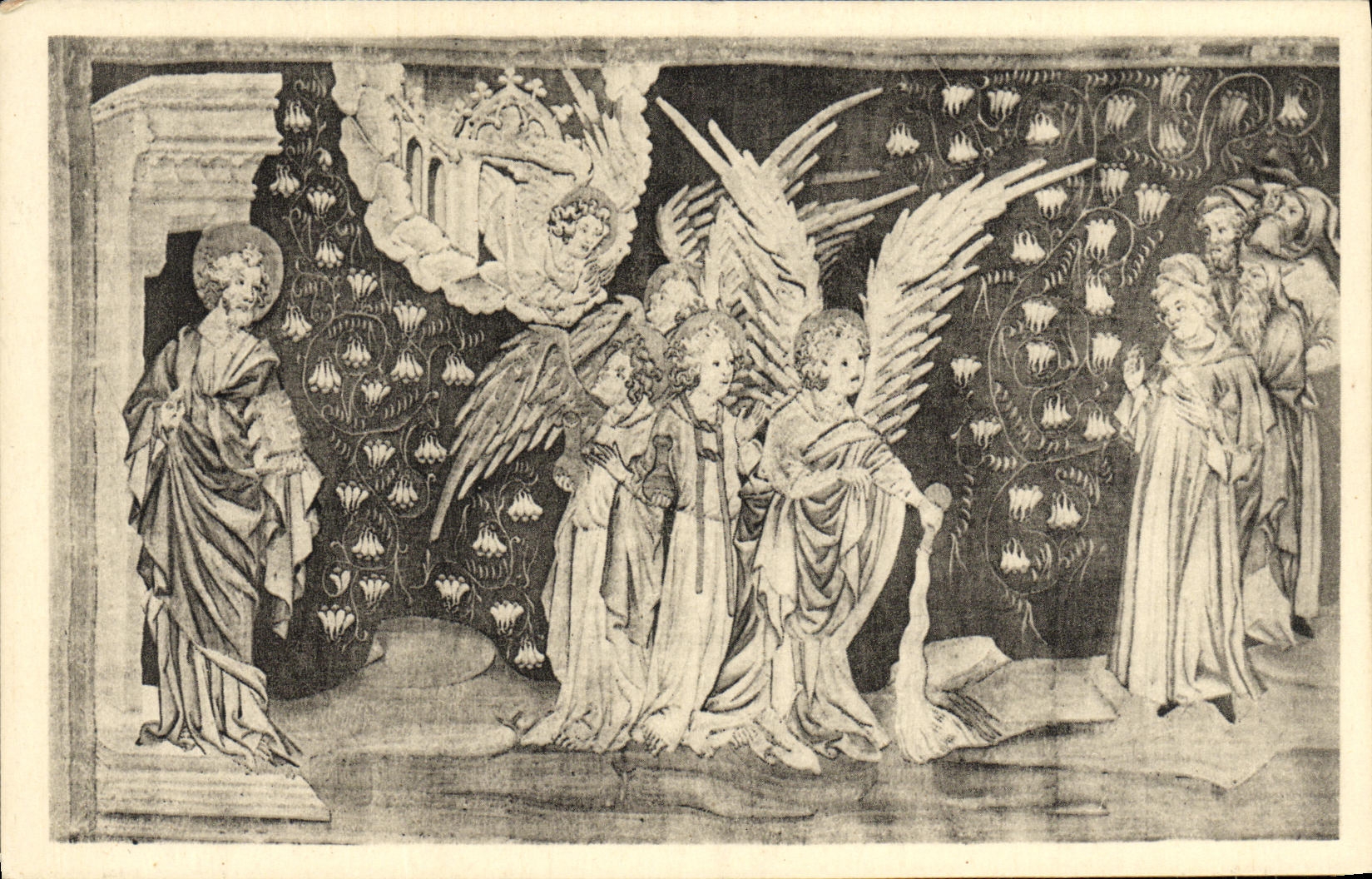 CPA Angers Musee des Tapisseries Apocalypse Les anges sortent du temple