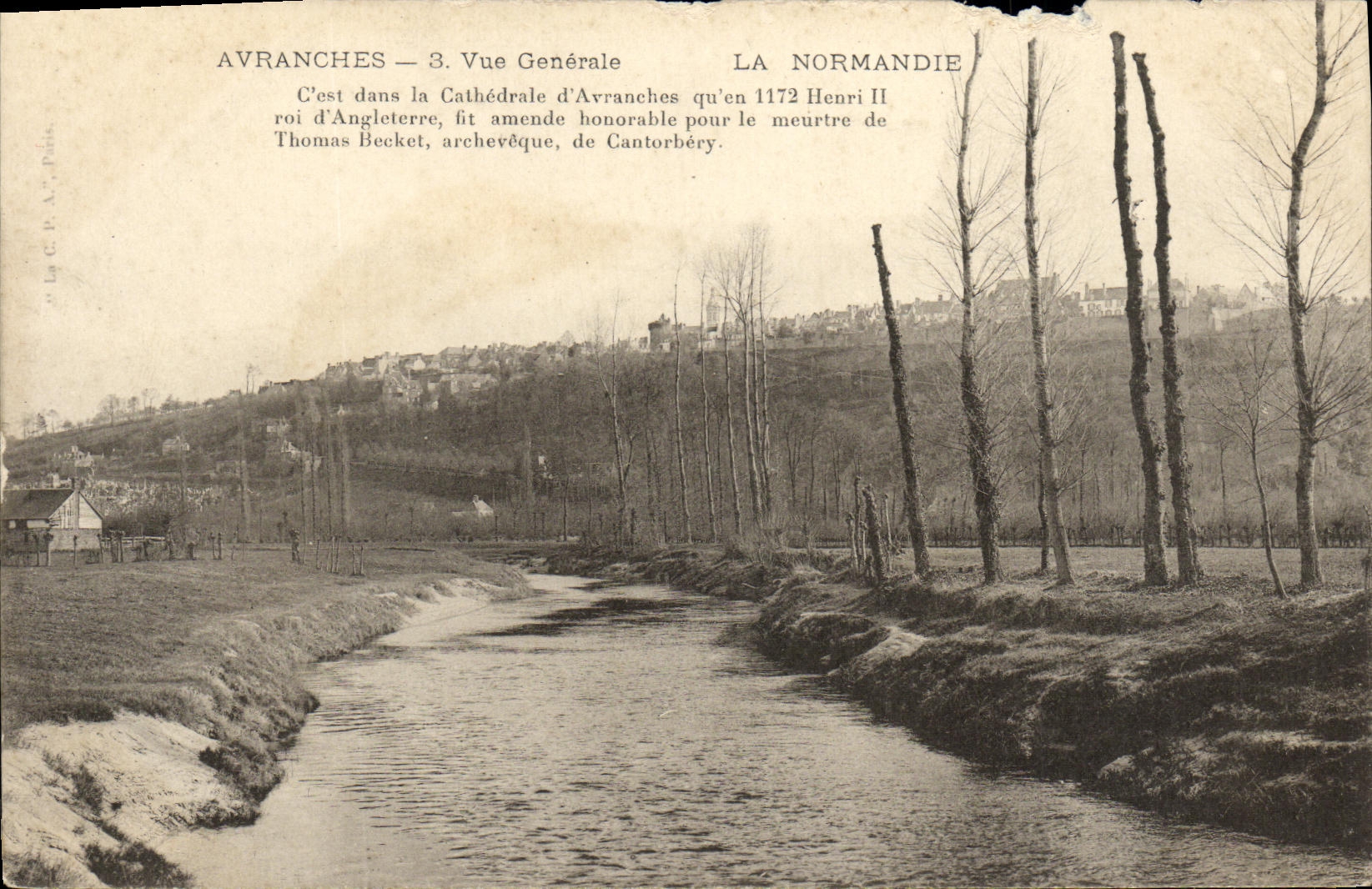 CPA Avranches Vue Generale La Normandie
