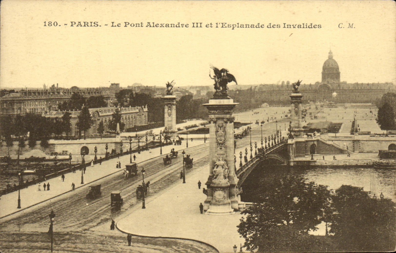 CPA Paris Le Pont Alexandre III et l Esplanade Des Invalides