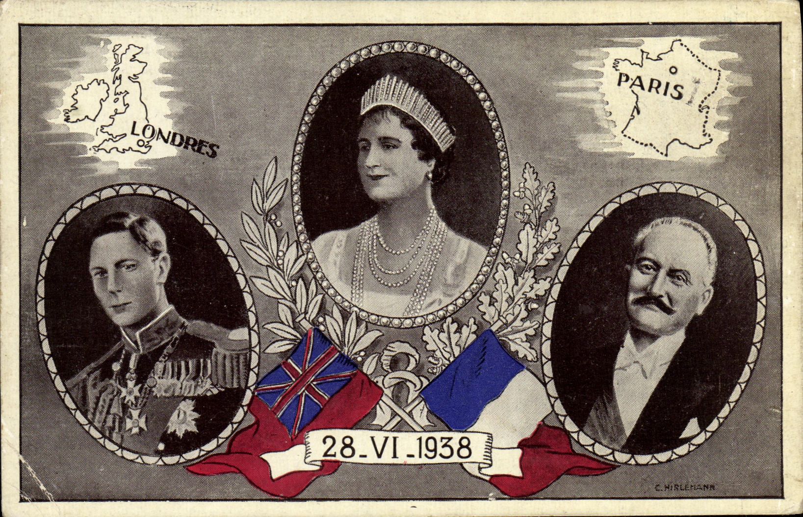 CPA Londres Paris 28 6 1938