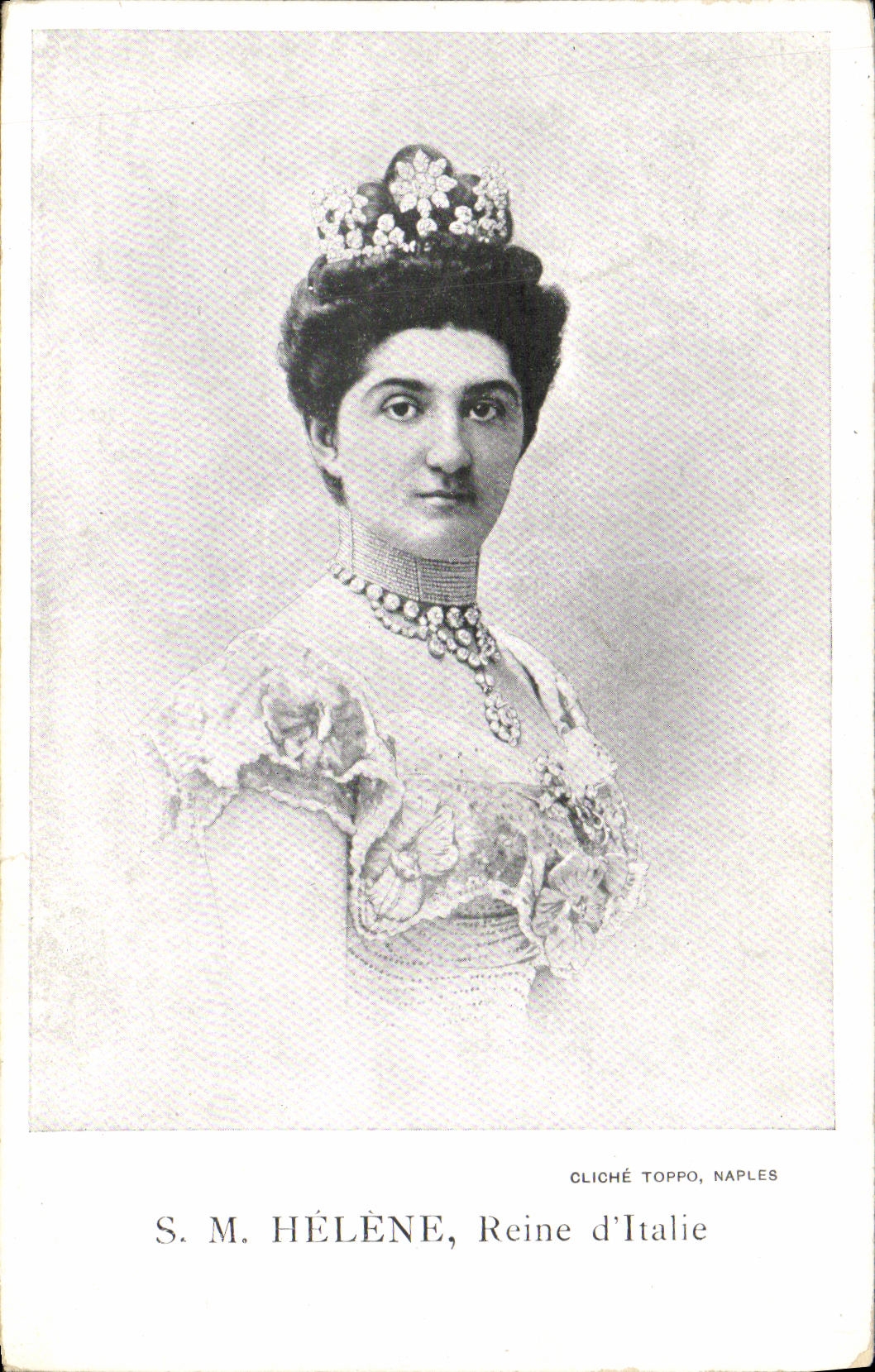 VINTAGE POSTCARD Helene queen D Italy