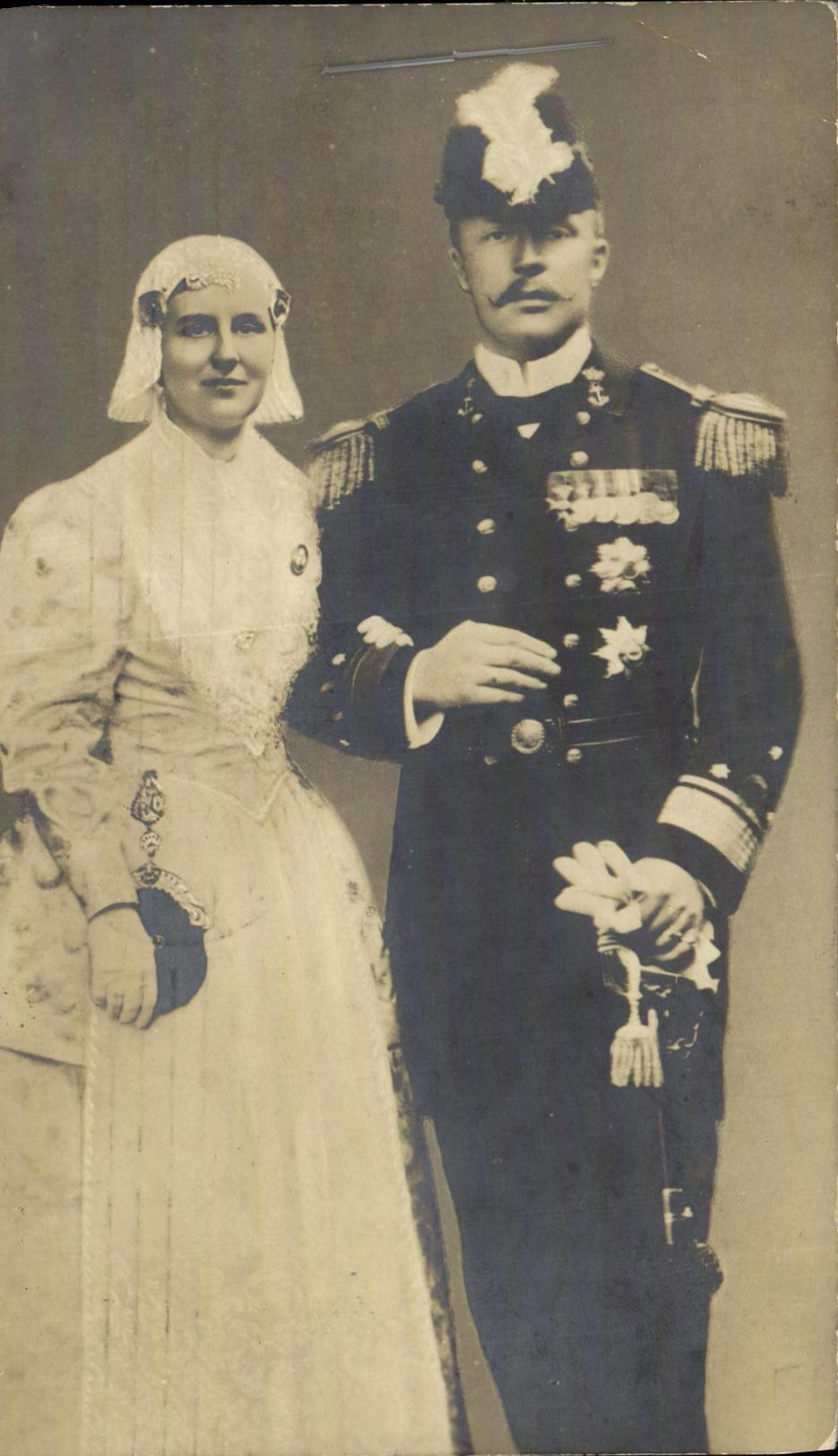 CPA Famille royale pays Bas