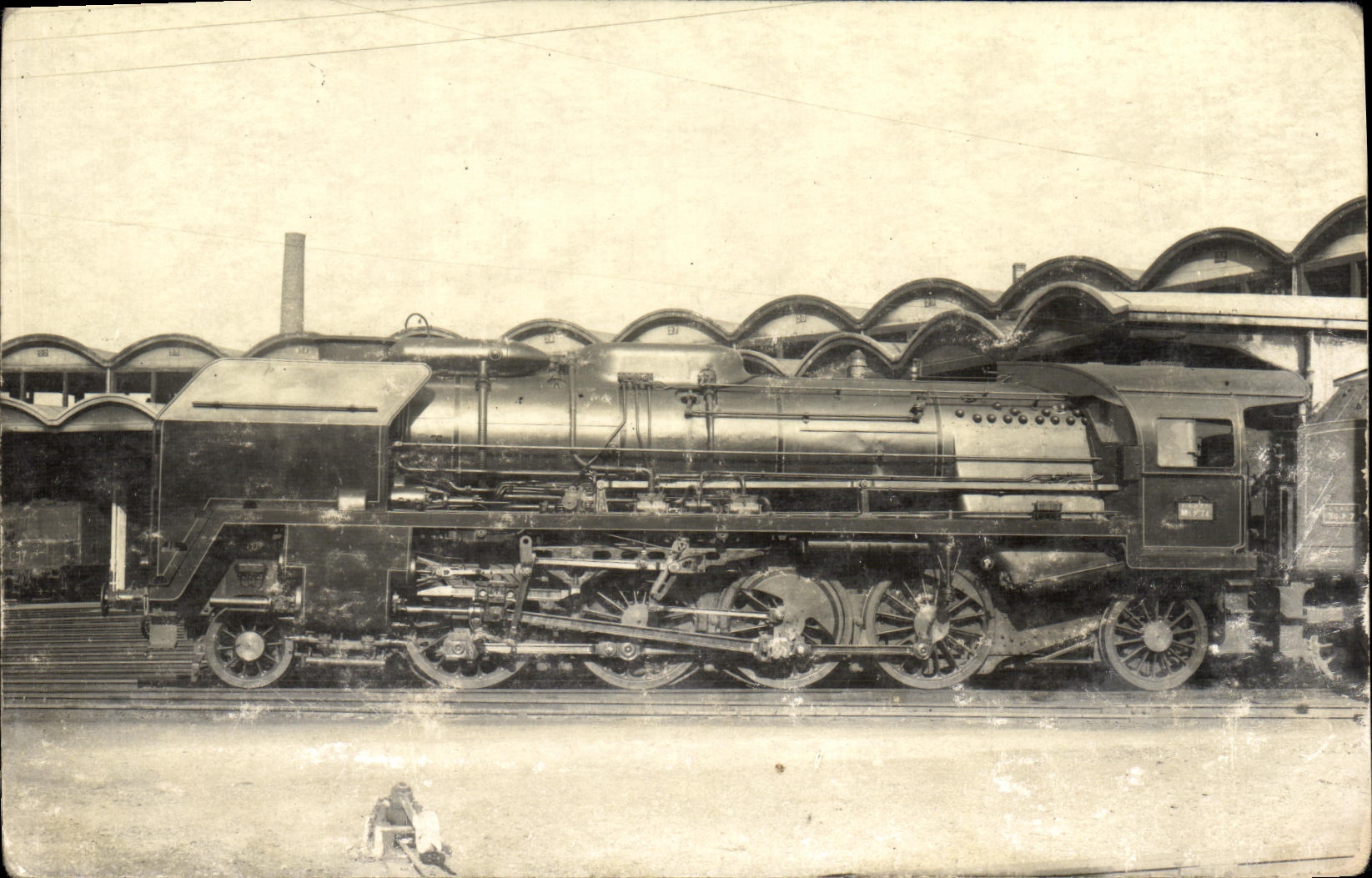 CARTE PHOTO Train 