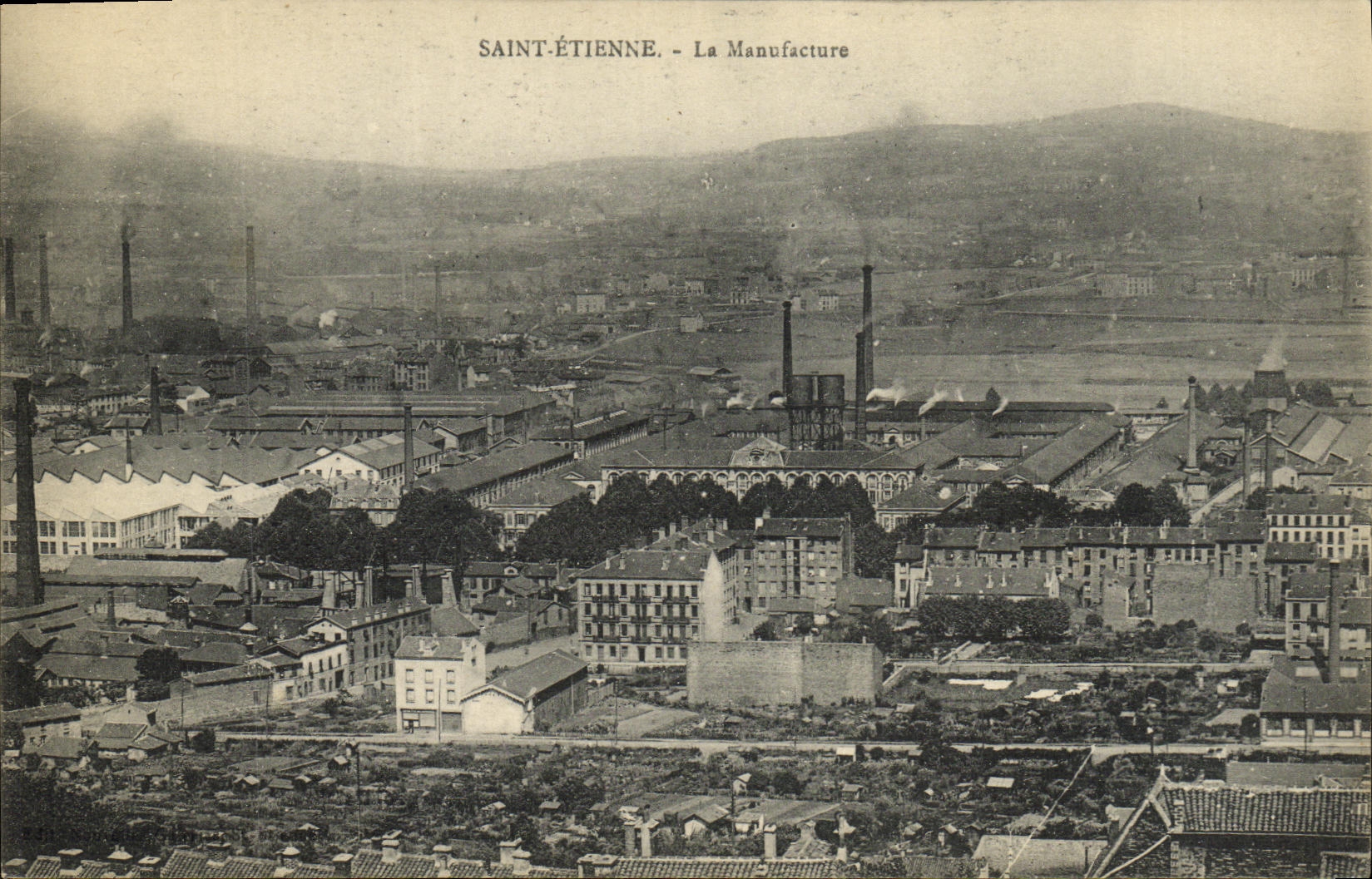 VINTAGE POSTCARD Holy Etienne manufacture