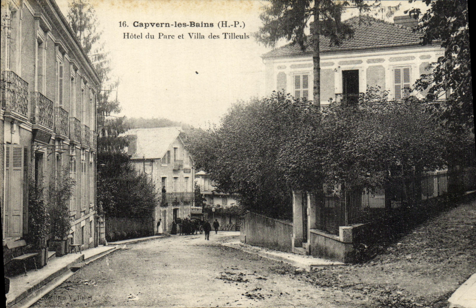 CPA Capvern les Bains Hotel du parc et villa des Tilleuls