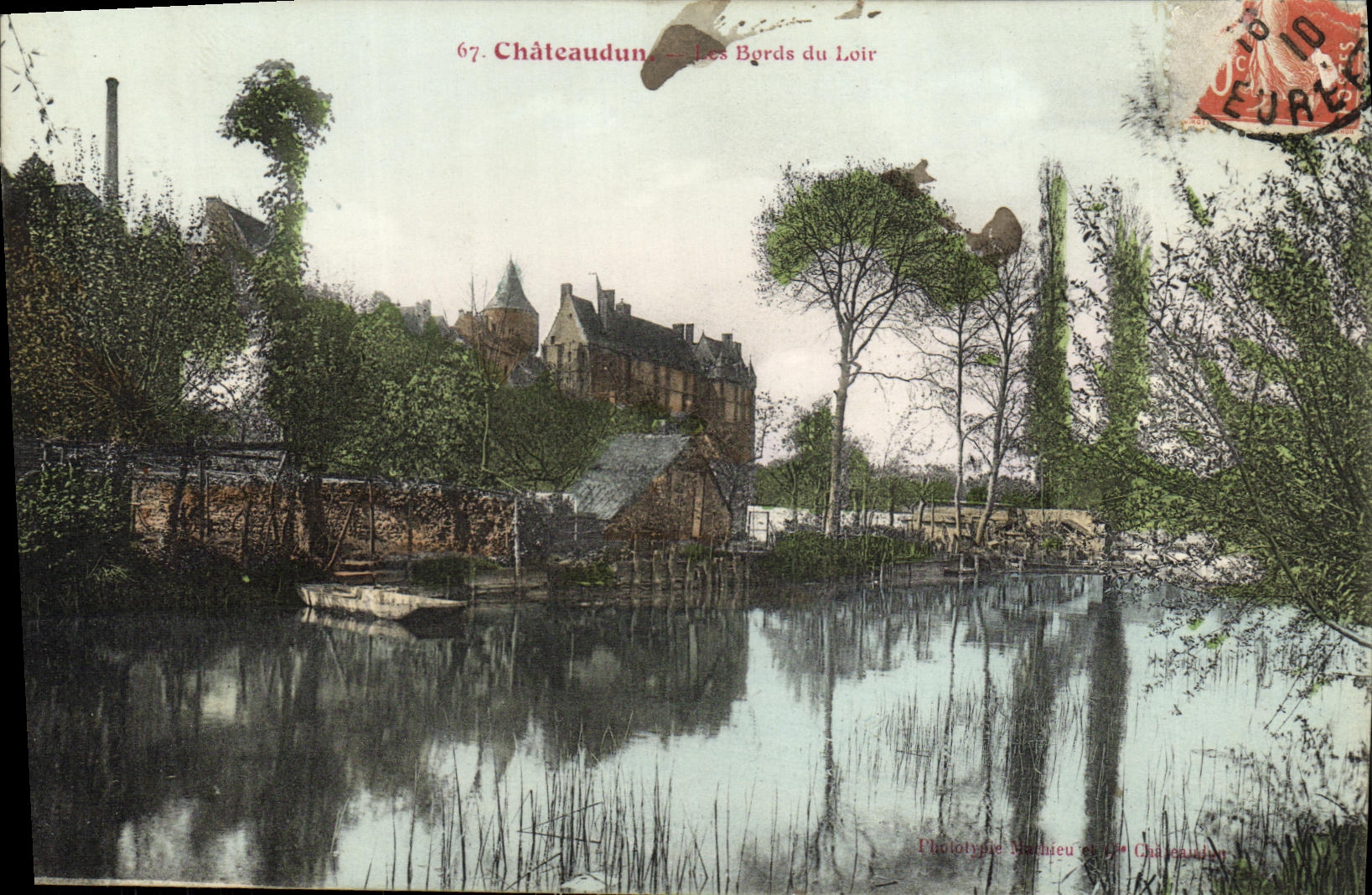CPA Chateaudun Les Bords du Loir 