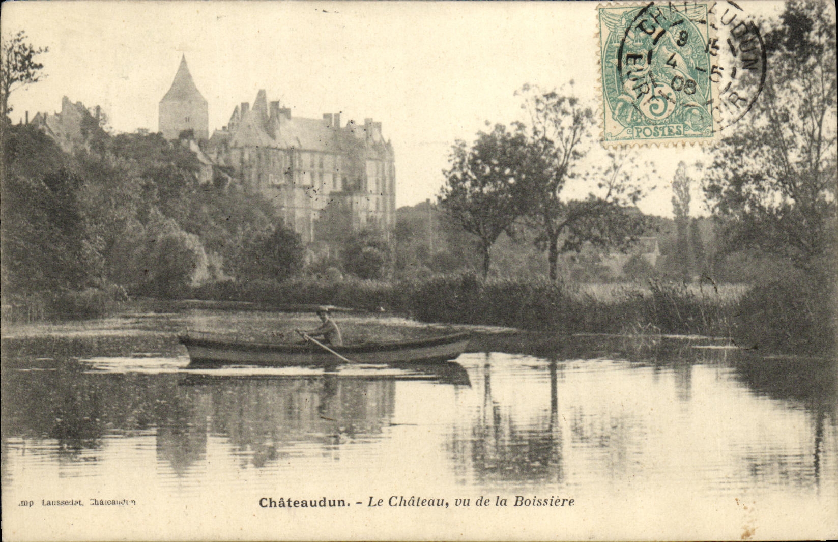 CPA Chateaudun Le chateau Vu de la Boissiere