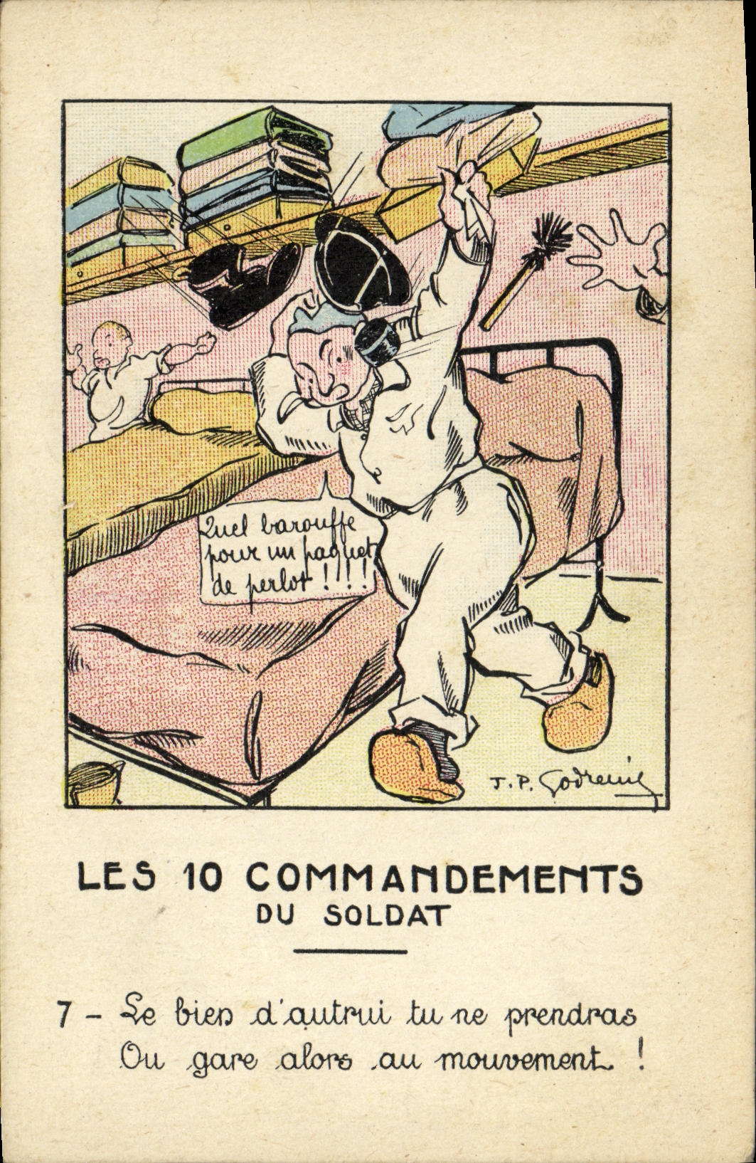 CPA Les 10 commandants du soldat Militaria