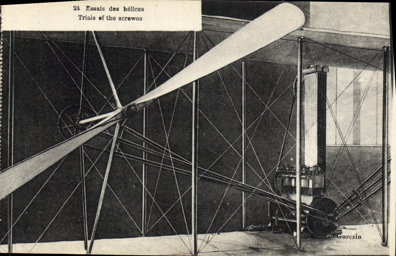 CPA Aviation Wilbur Wright Essais des helices Avion
