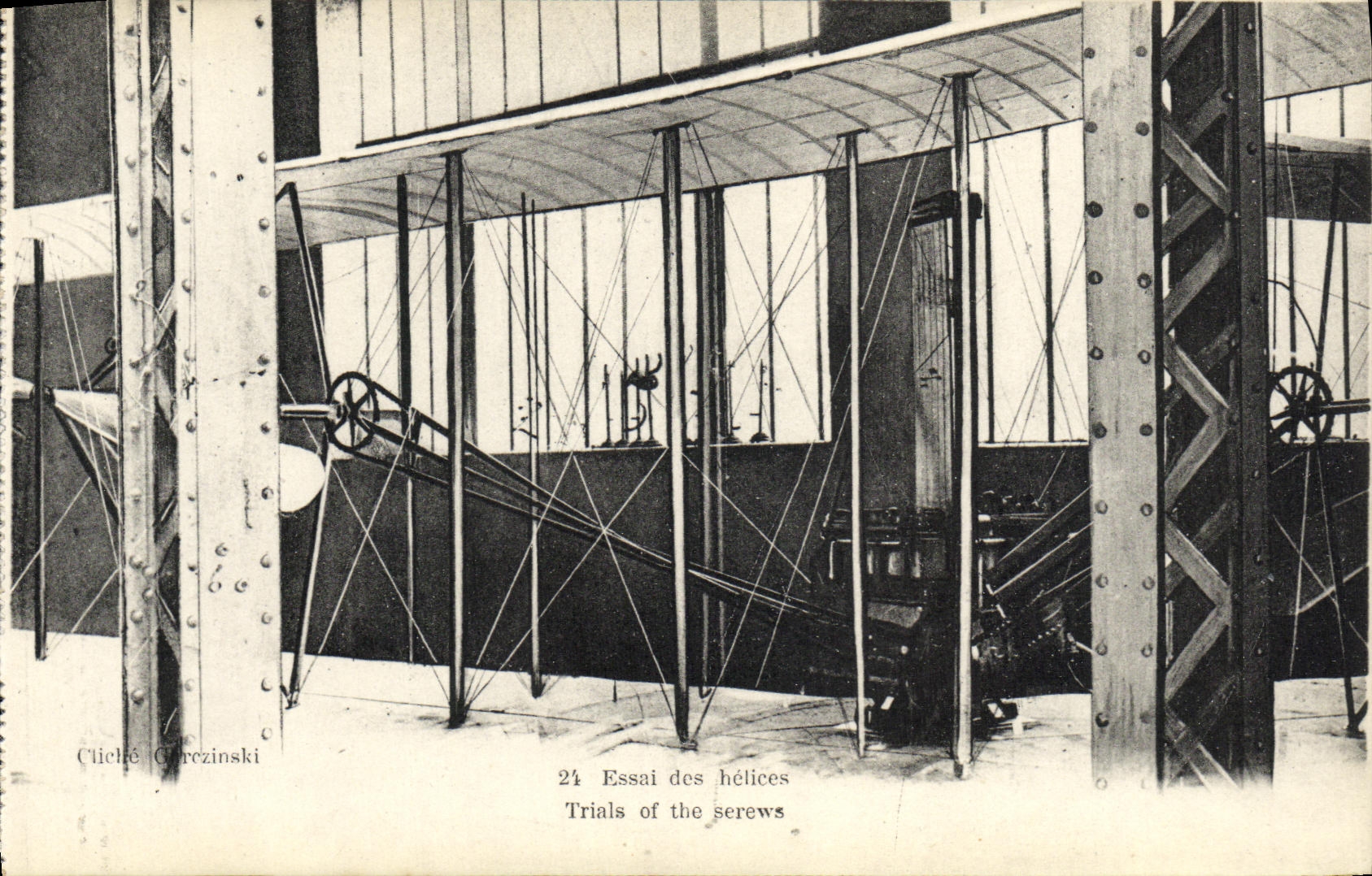 CPA Aviation Wilbur Wright Essai des helices Avion