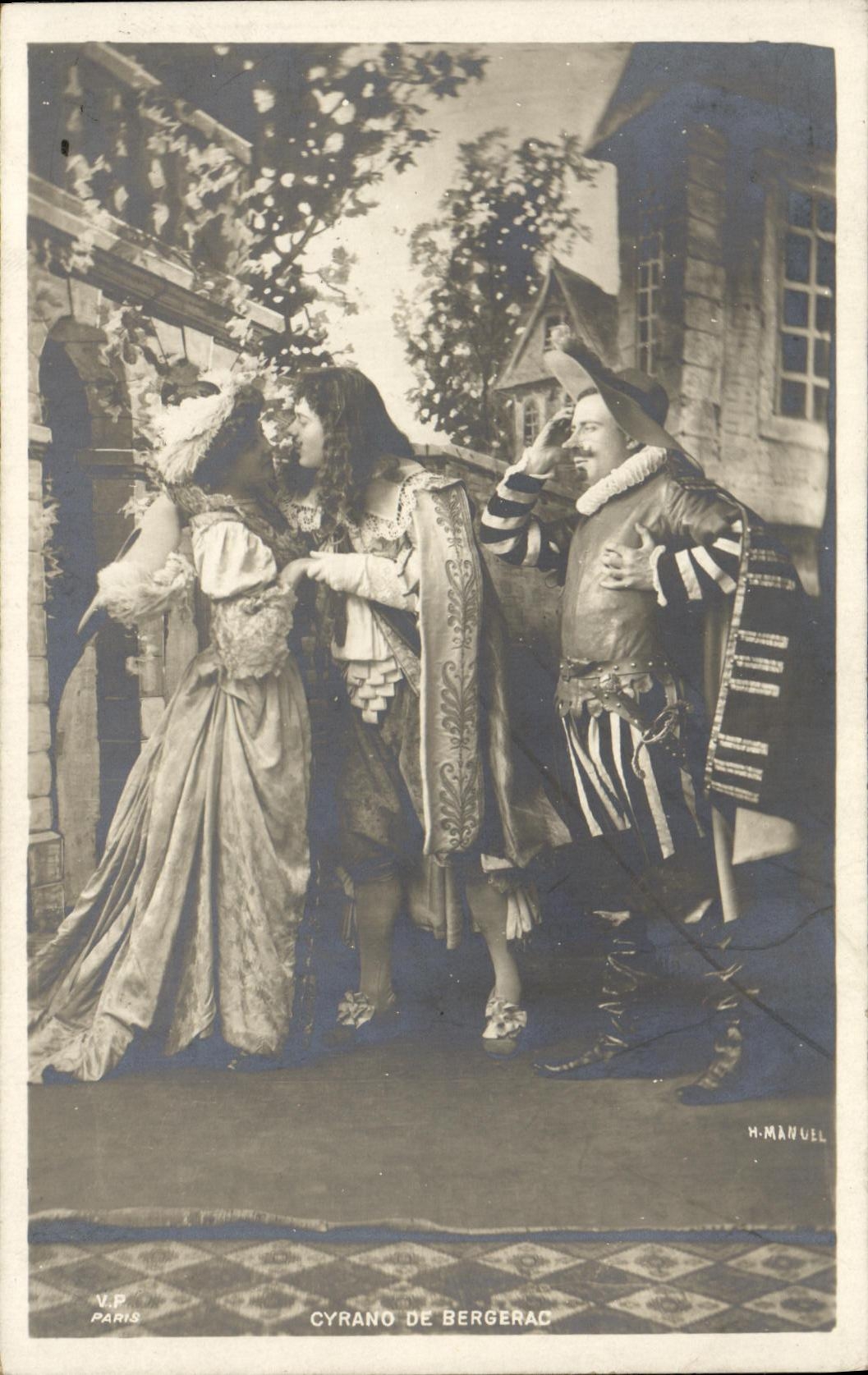 CARTE PHOTO Cyrano de Bergerac Theatre Rostand