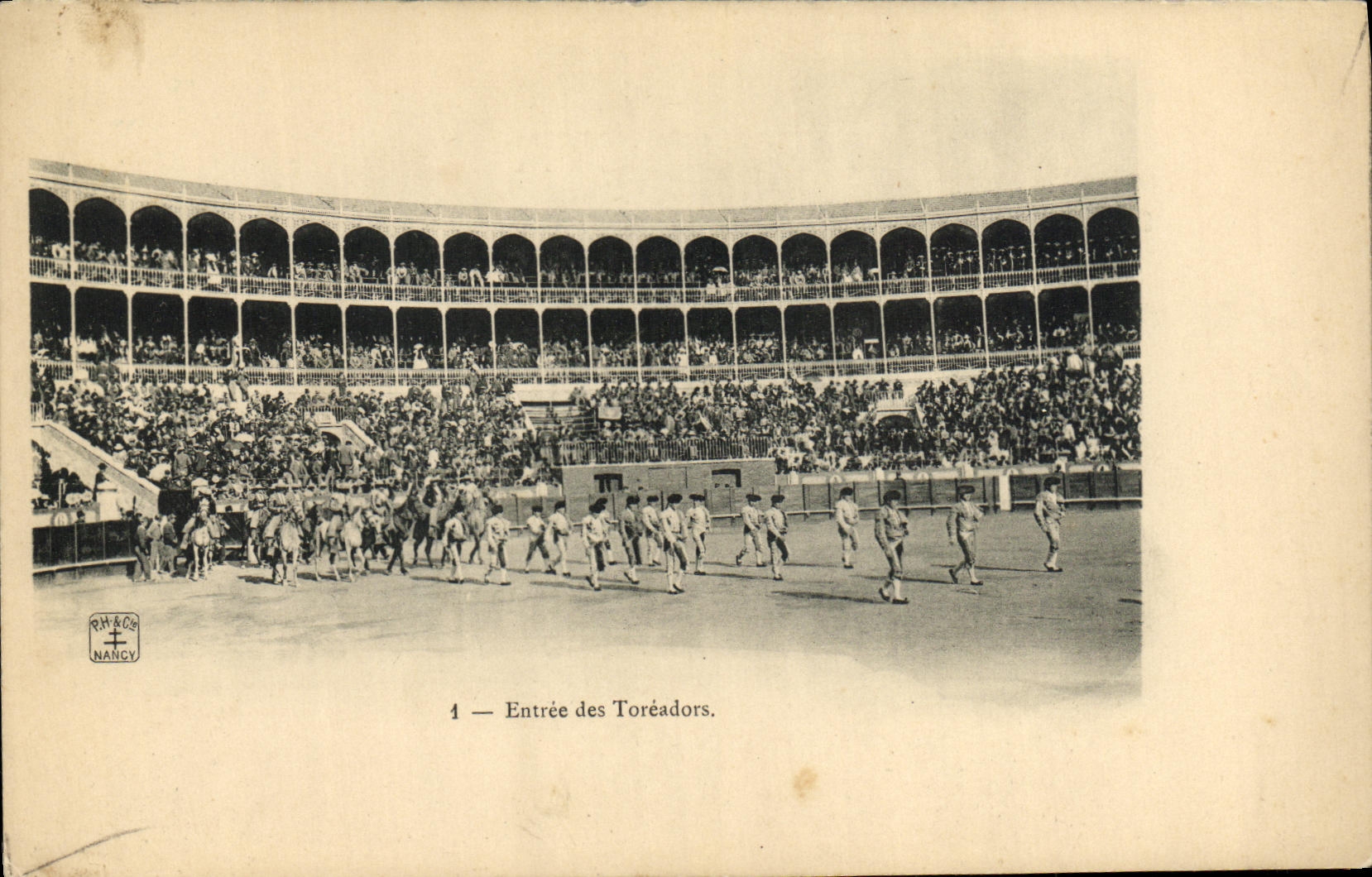 CPA Corrida Taureau Toro Entree des Toreadors