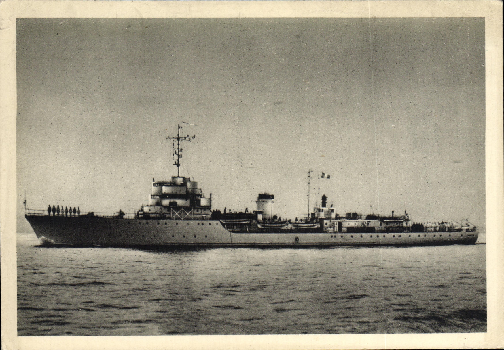 CPA Bateau Aviso Chamois 