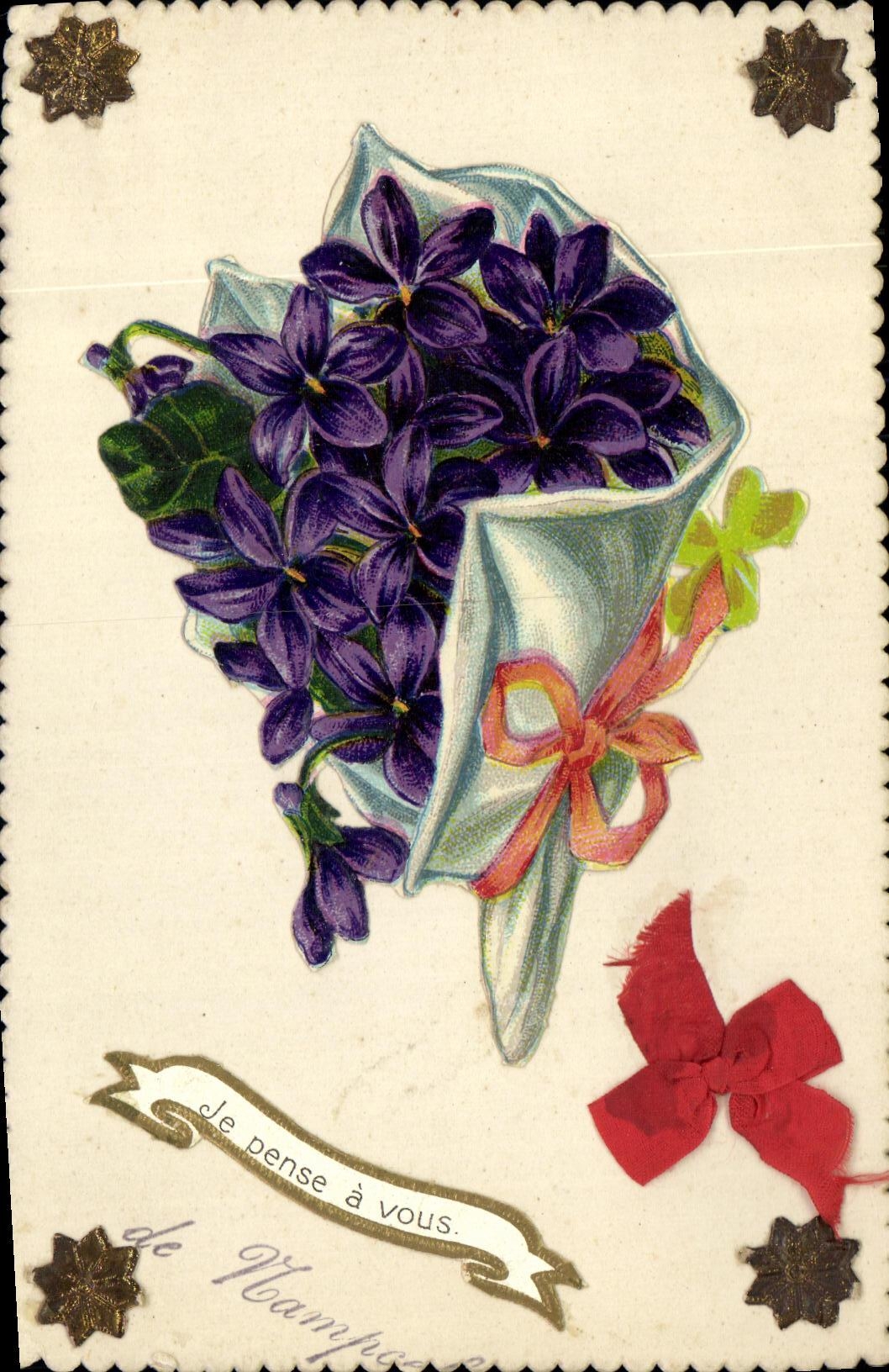 CPA Fantaisie Fleurs