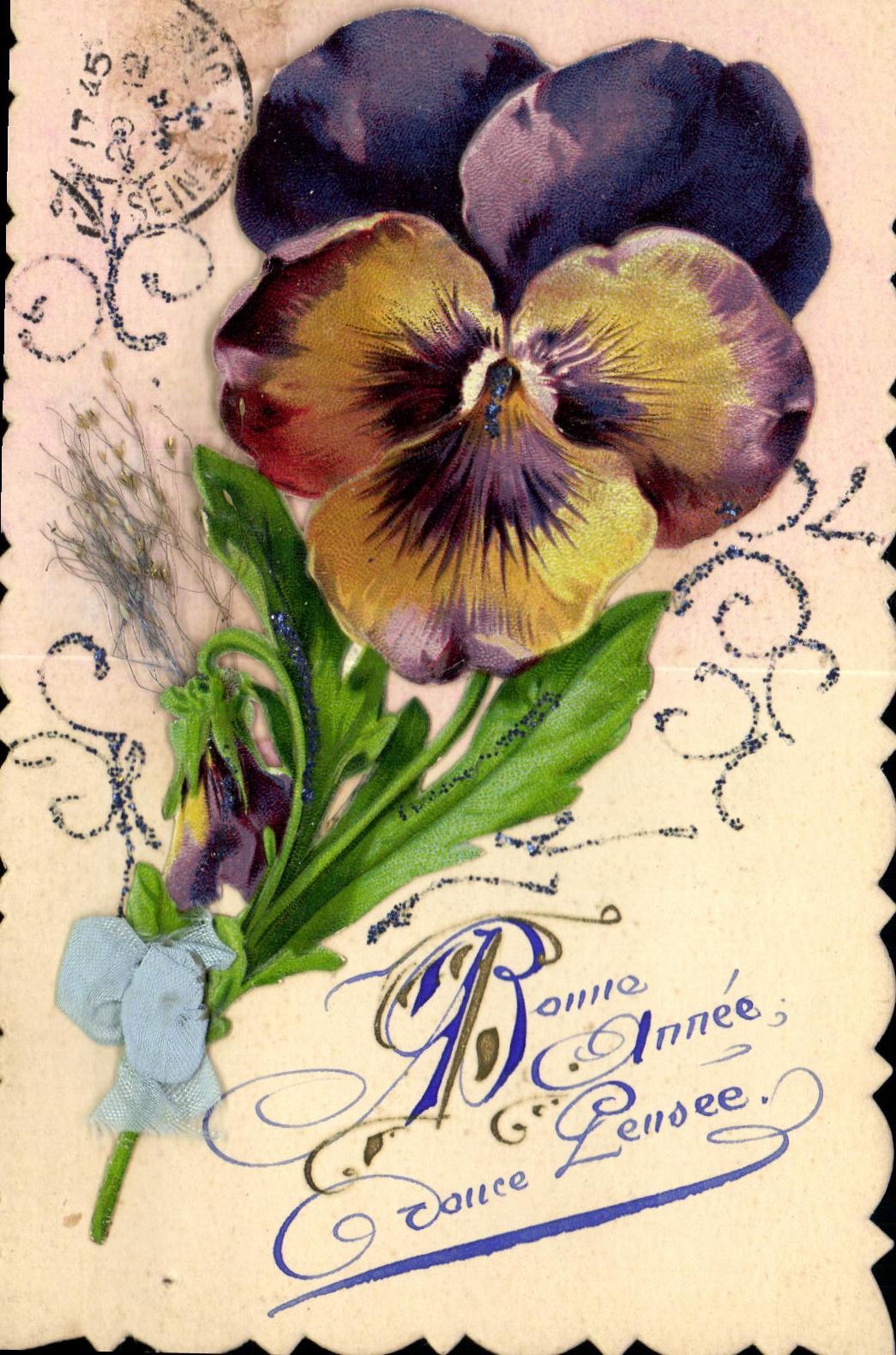 CPA Fantaisie Fleurs