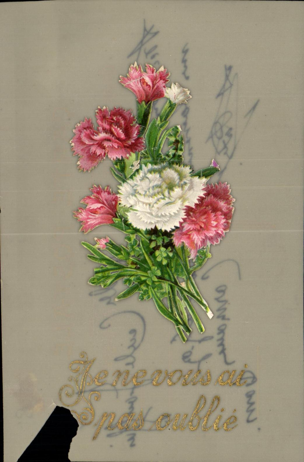 CPA Fantaisie Fleurs