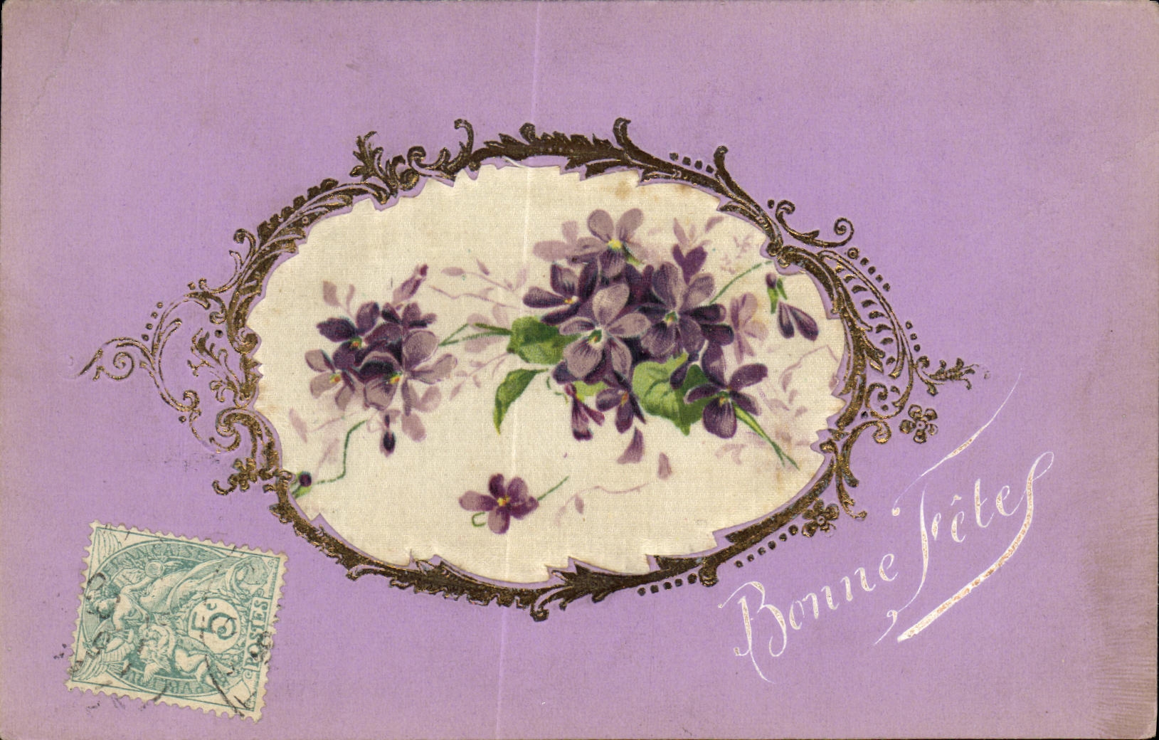 CPA Fantaisie Fleurs 