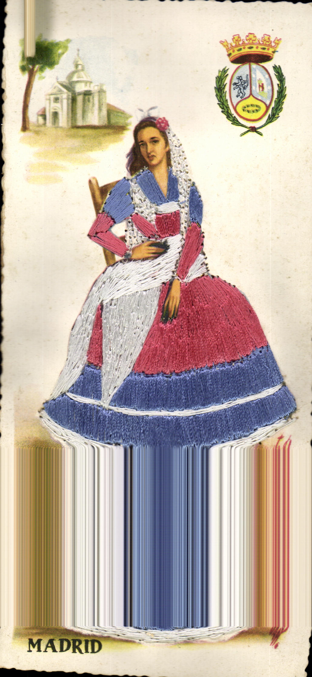 MODERN CARD Fantasy Spain Woman Folklore