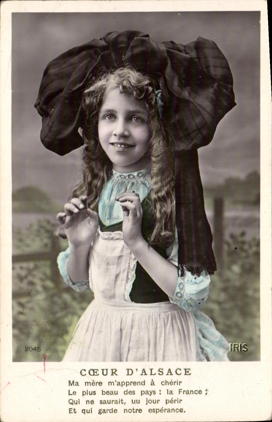 CPA Fantaisie Enfant Alsace