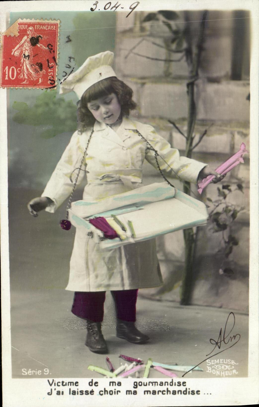 CPA Fantaisie Enfant Patissier