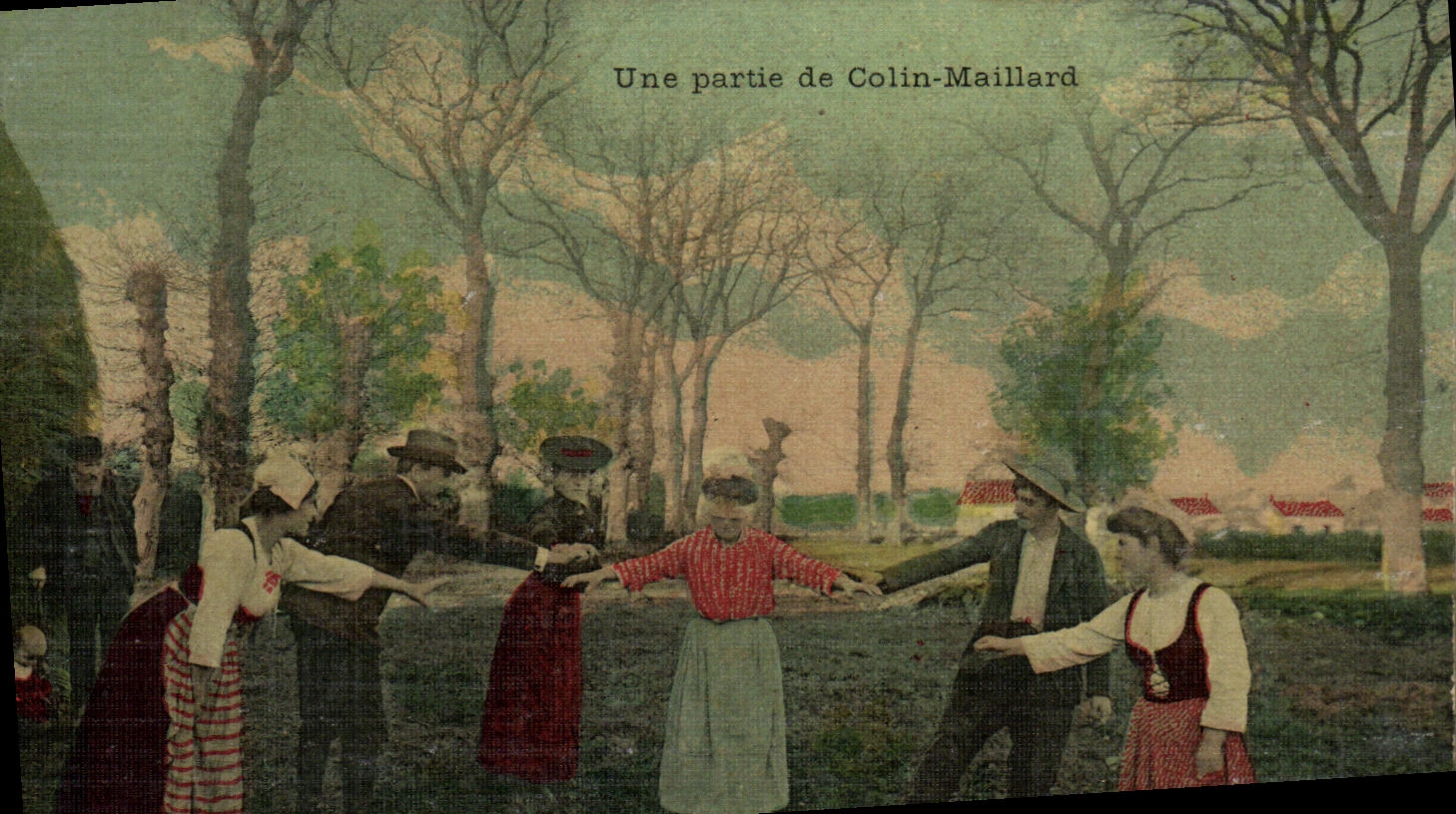 VINTAGE POSTCARD Fantasy Women part of Hake Maillard chart toilee