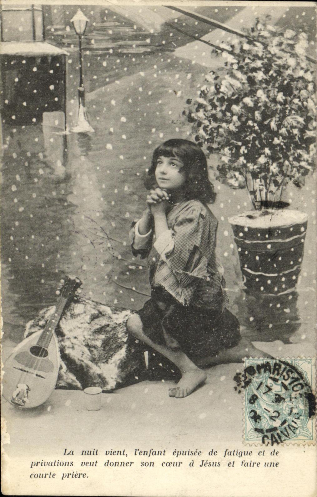 CPA Fantaisie Enfant La mendiante du Pantheon Paris 