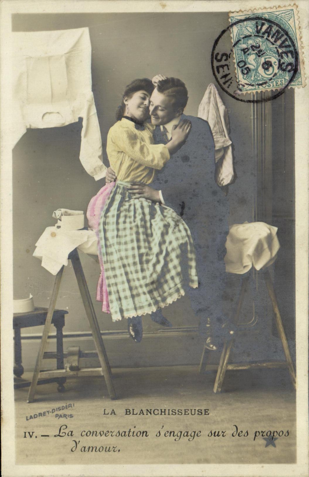 CPA Fantaisie Femme La blanchisseuse