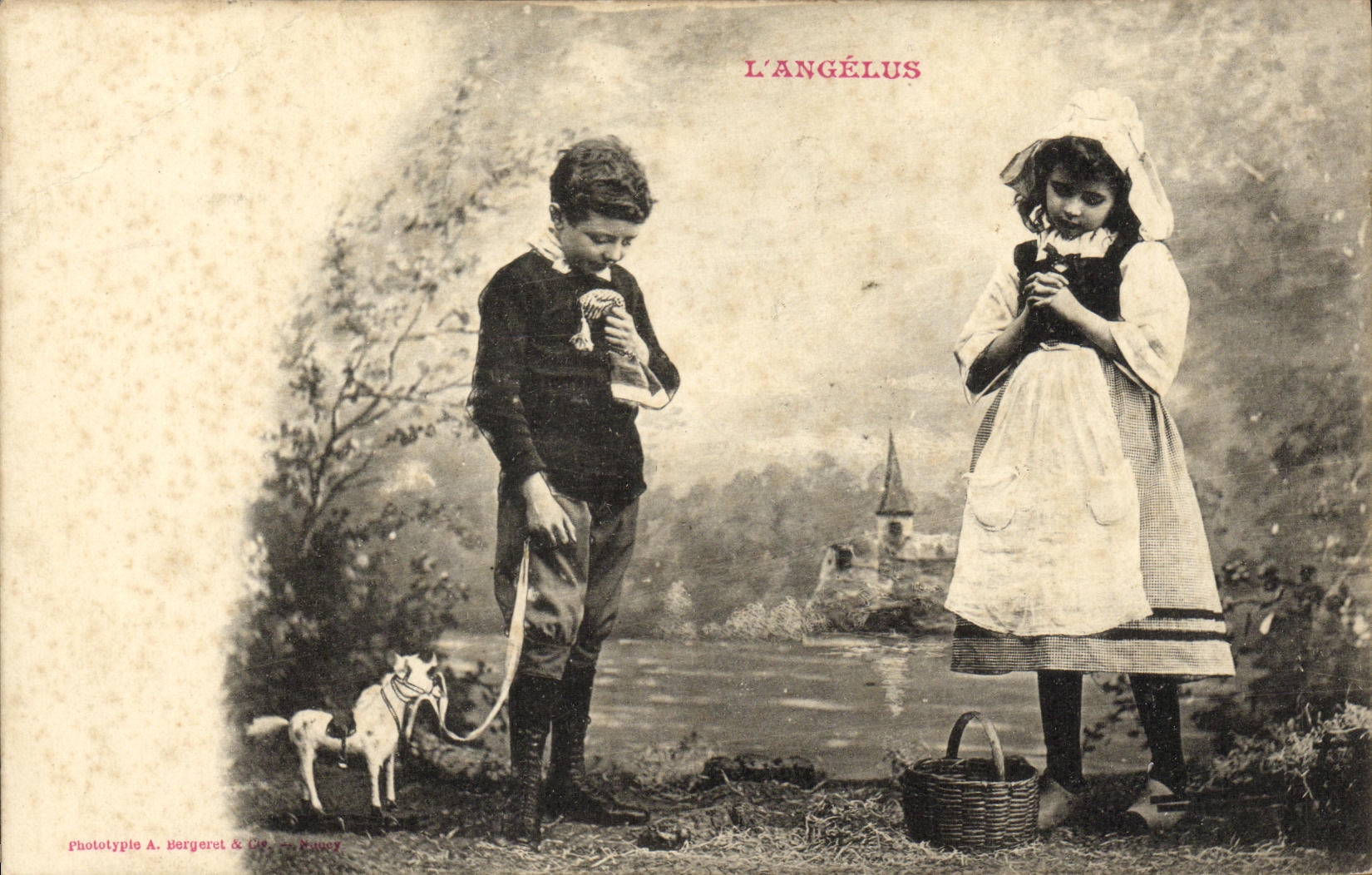 CPA Fantaisie Enfants L Agelus 