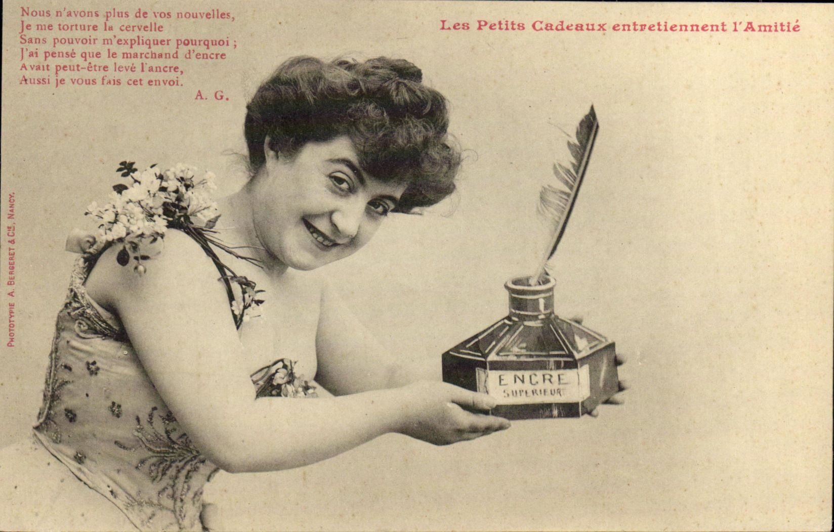 taisie Femme Les petits cadeaux entretiennent l amitie L encre superieure