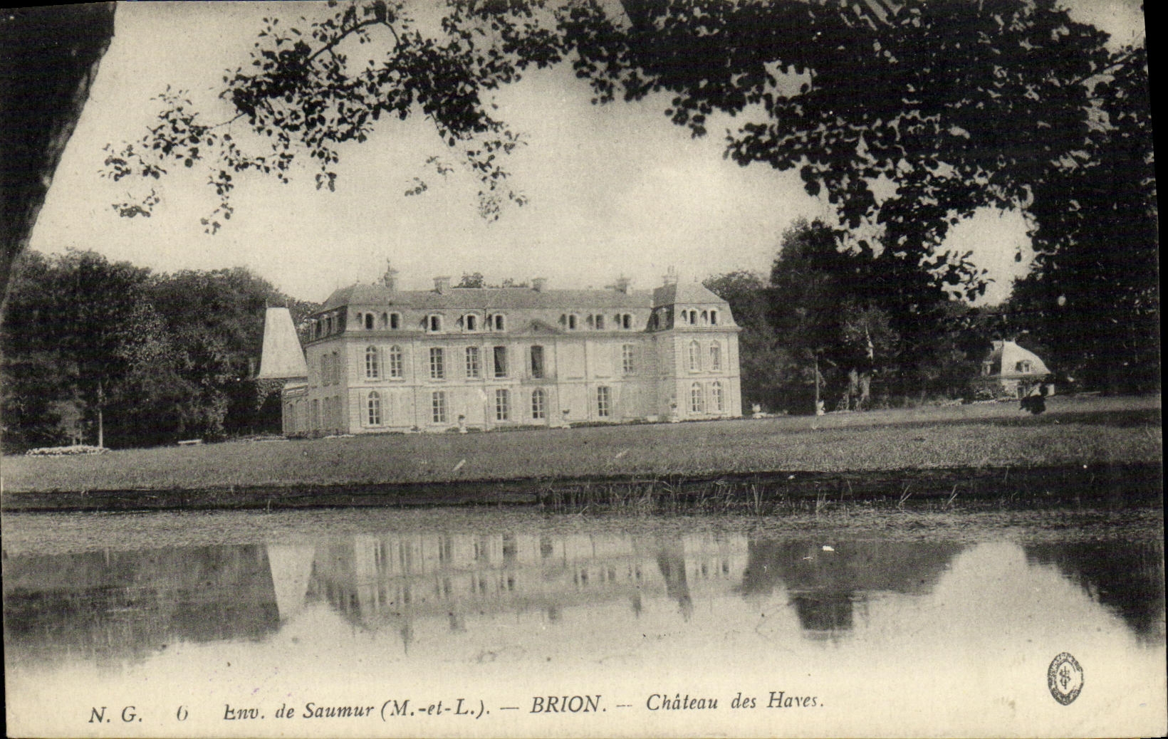 CPA Environs de Saumur Brion Chateau des Haves