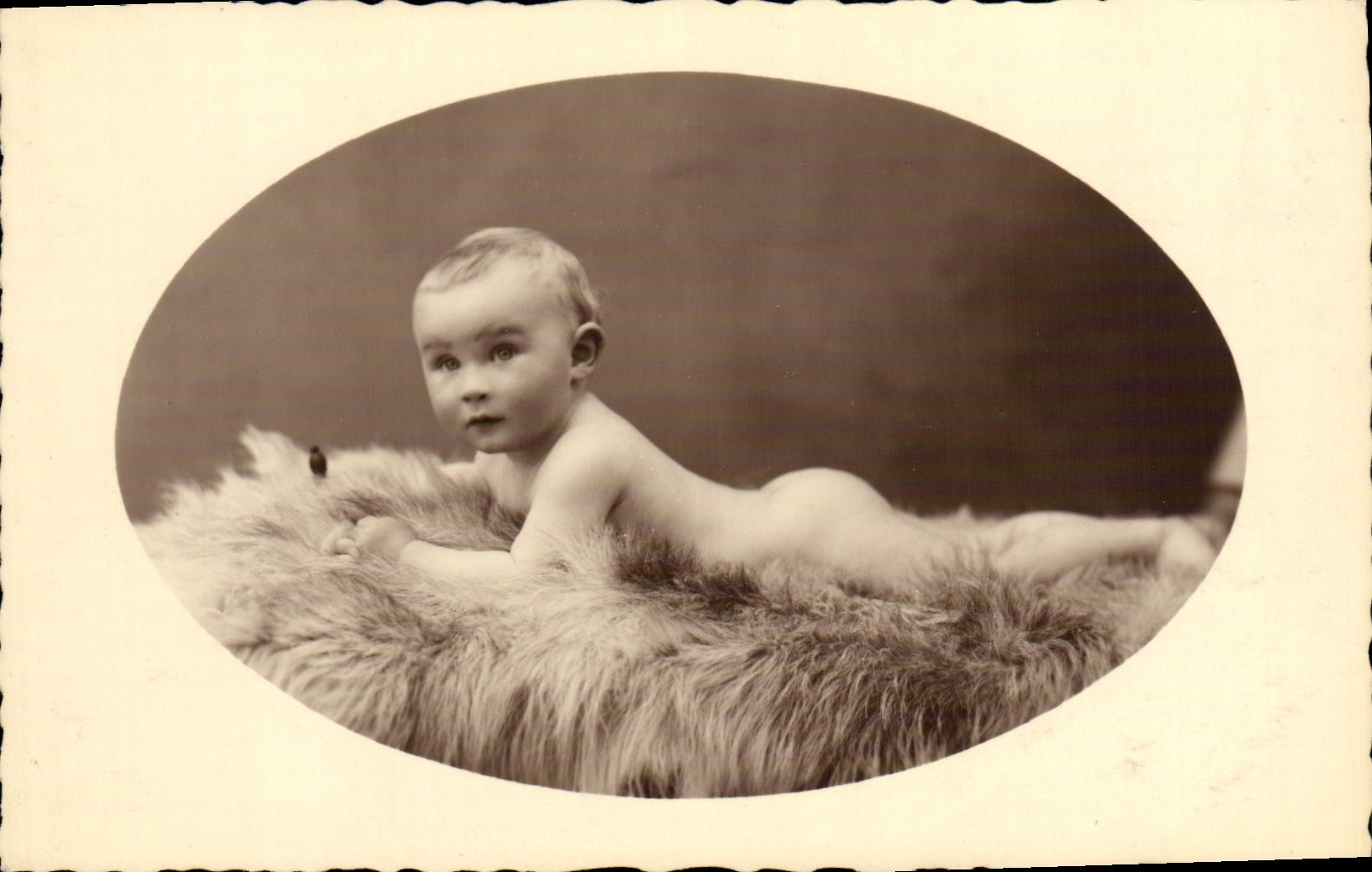 Real photo Gerald Fisher Child Baby 1936