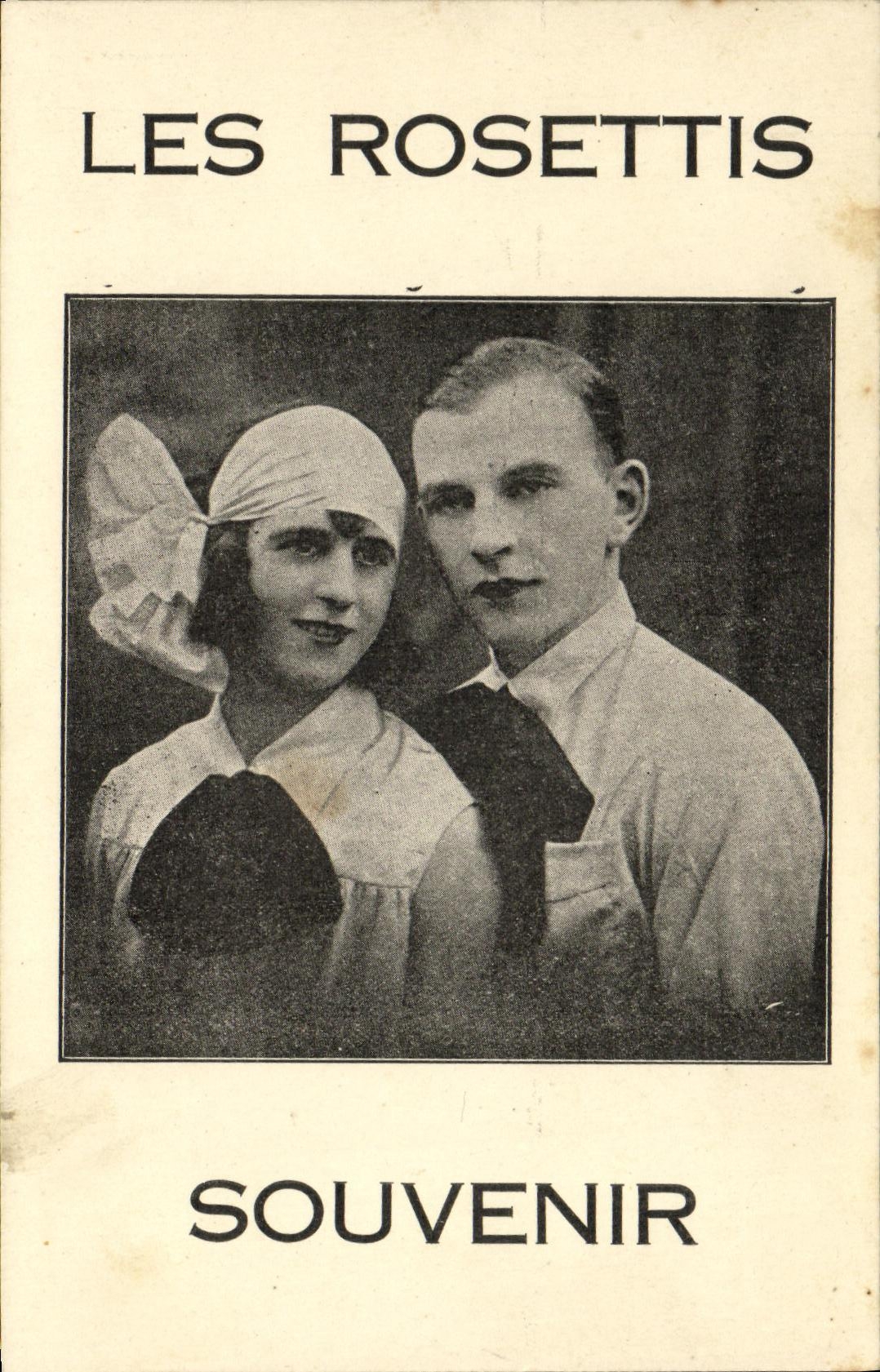 VINTAGE POSTCARD Rosettis