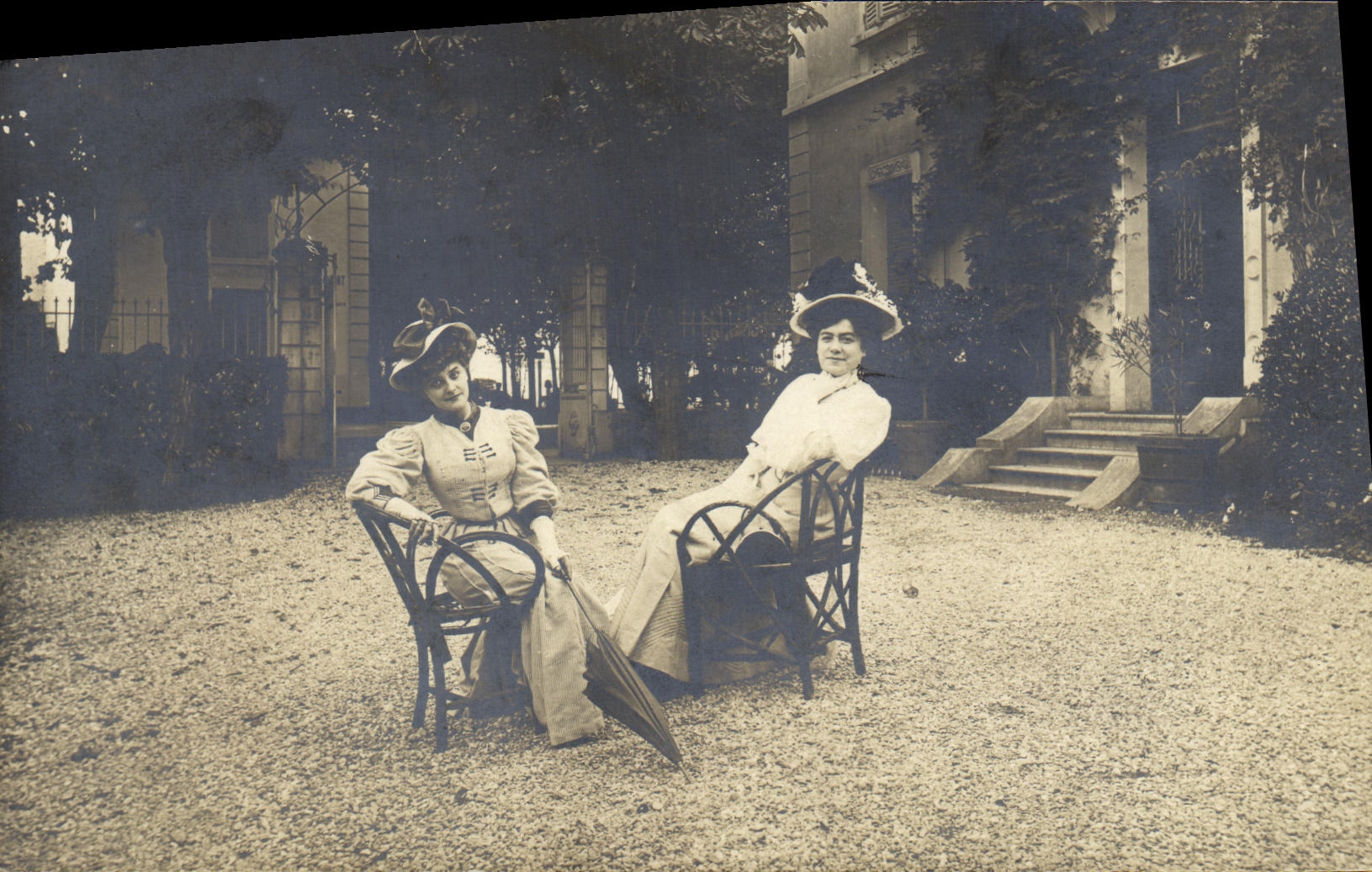 CARTE PHOTO Fantaisie Femmes 