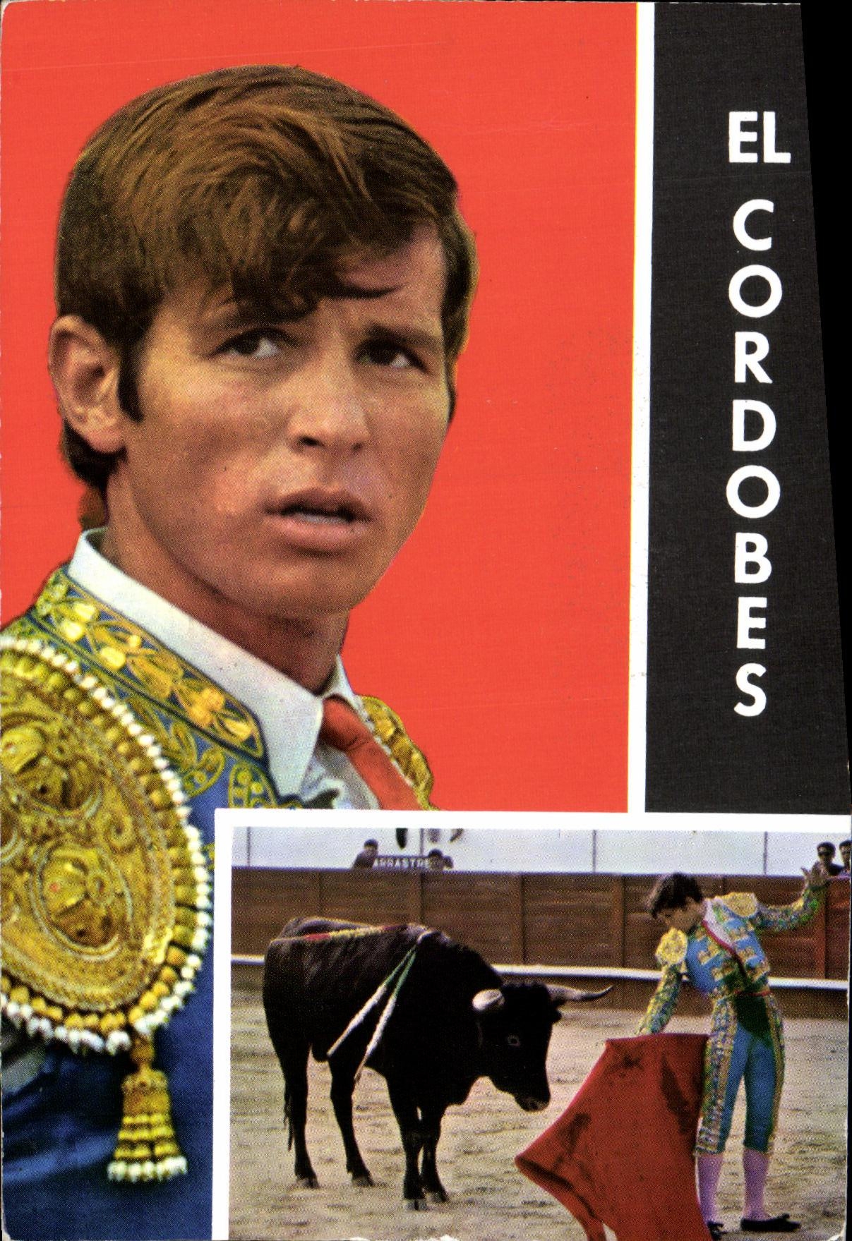 MODERN CARD El Corrdobes Bullfight