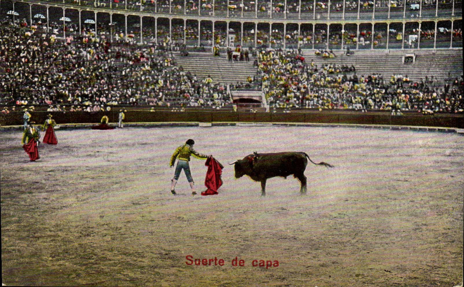 CPA Sport Espagne Corrida Toro Taureau Suerte de capa