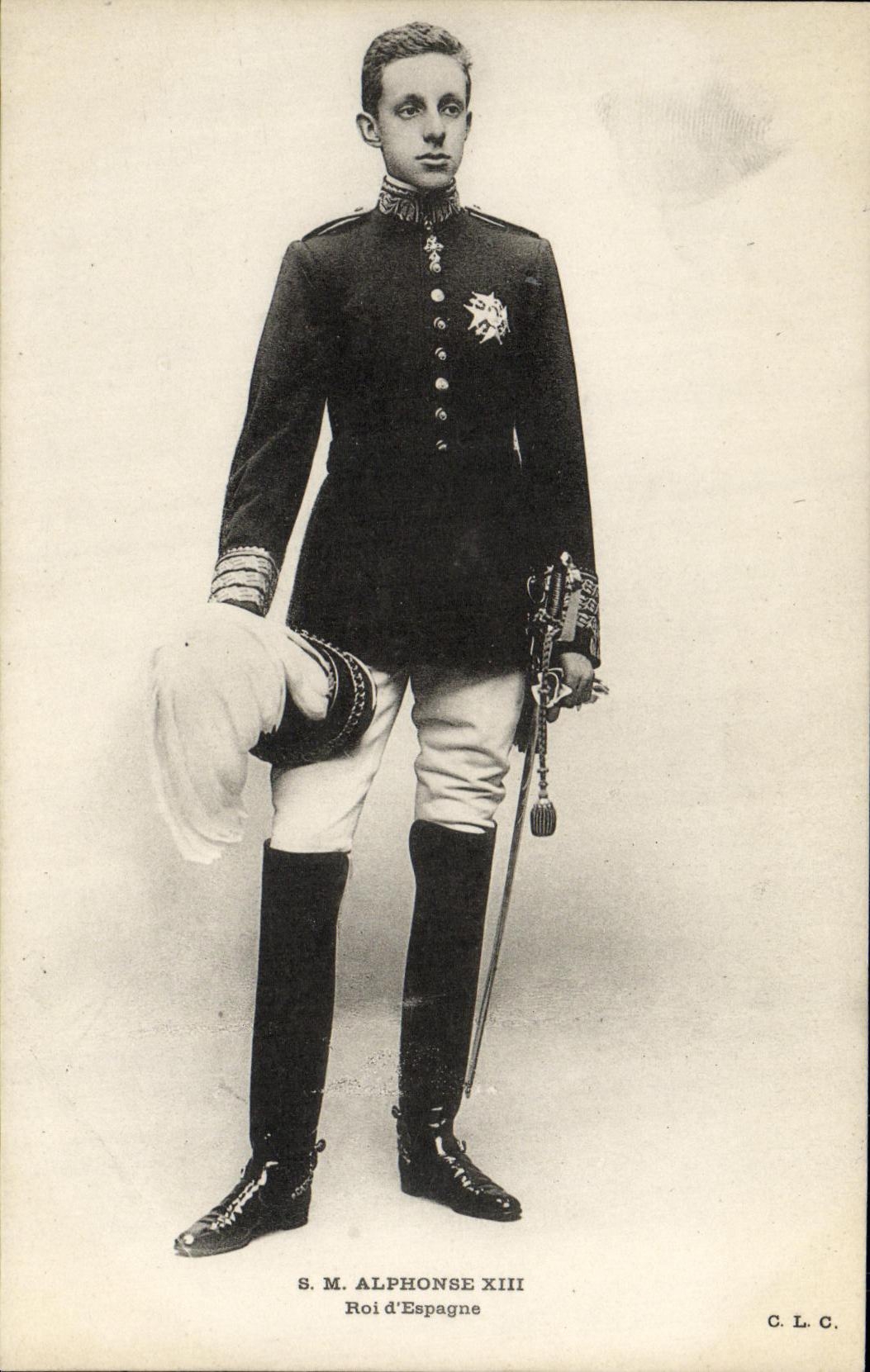 CPA Alphonse XIII Roi d Espagne