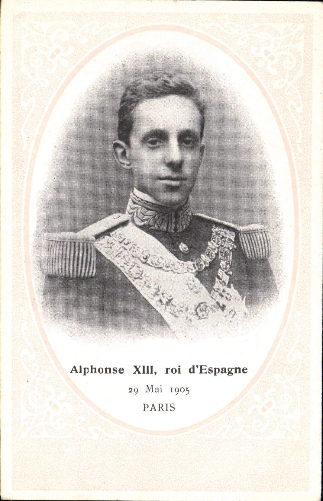 CPA Alphonse XIII Roi d Espagne 29 Mai 1905 Paris