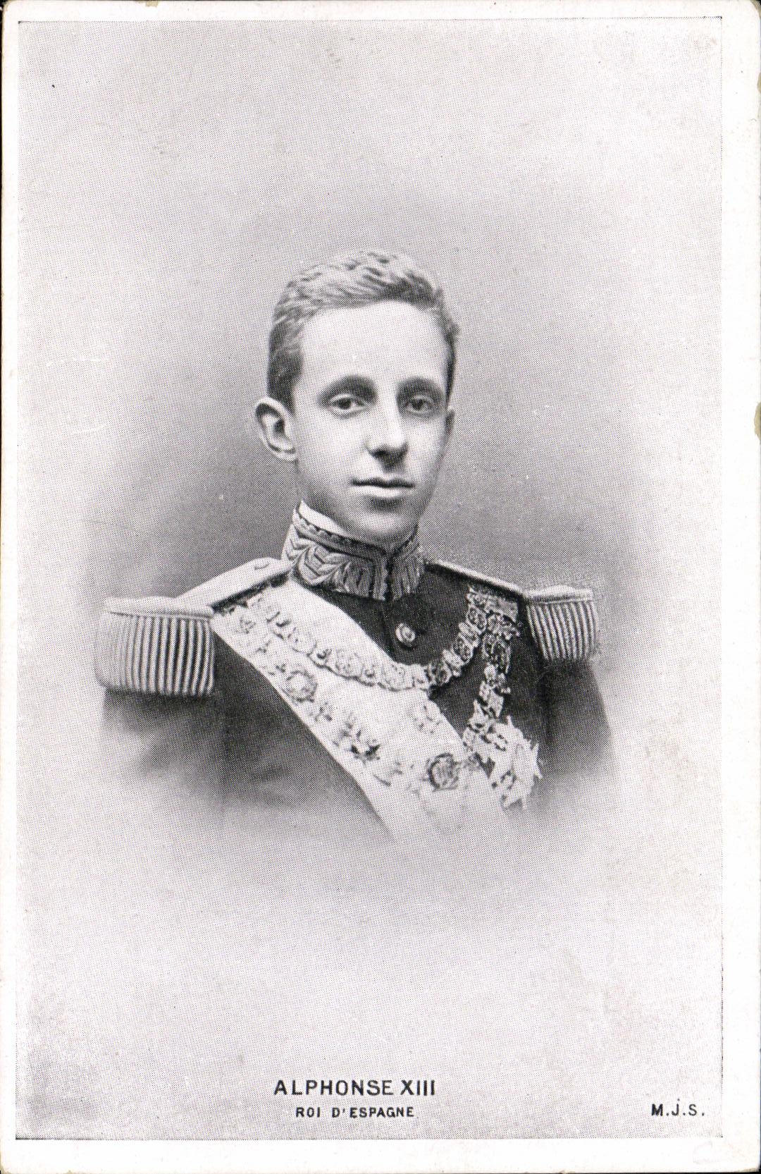 CPA SM Alphonse XIII roi d Espagne