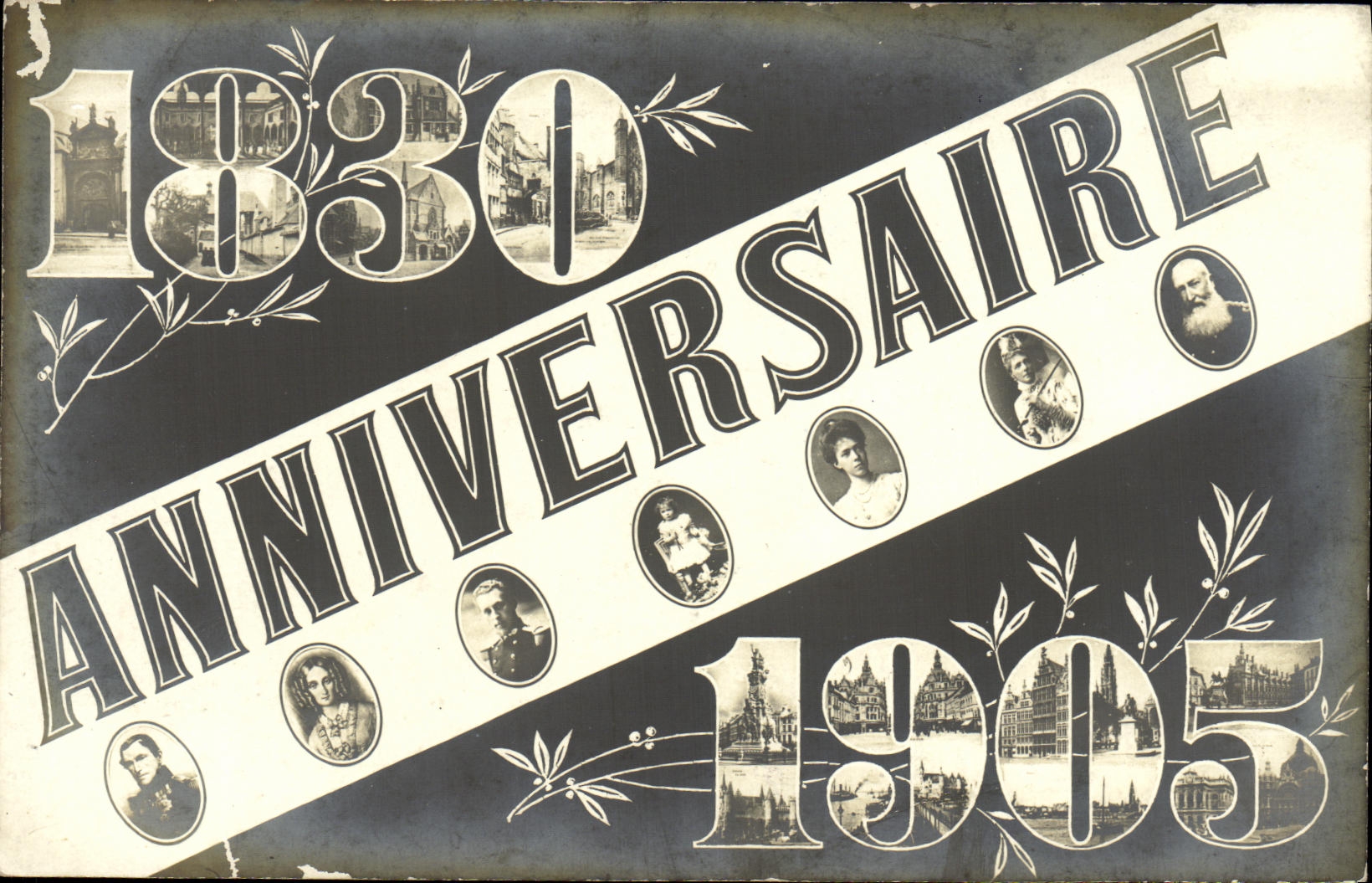 CPA Anniversaire Belgique 1830 1905