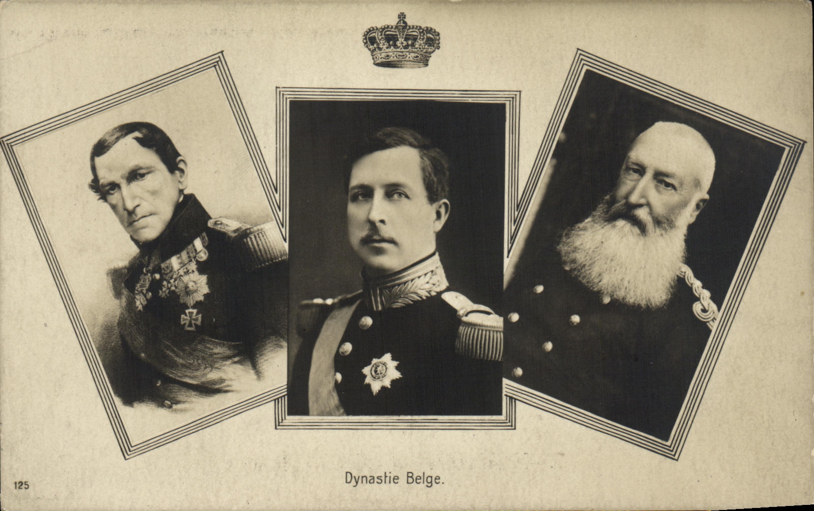 CPA Dynastie Belge Albert Leopold