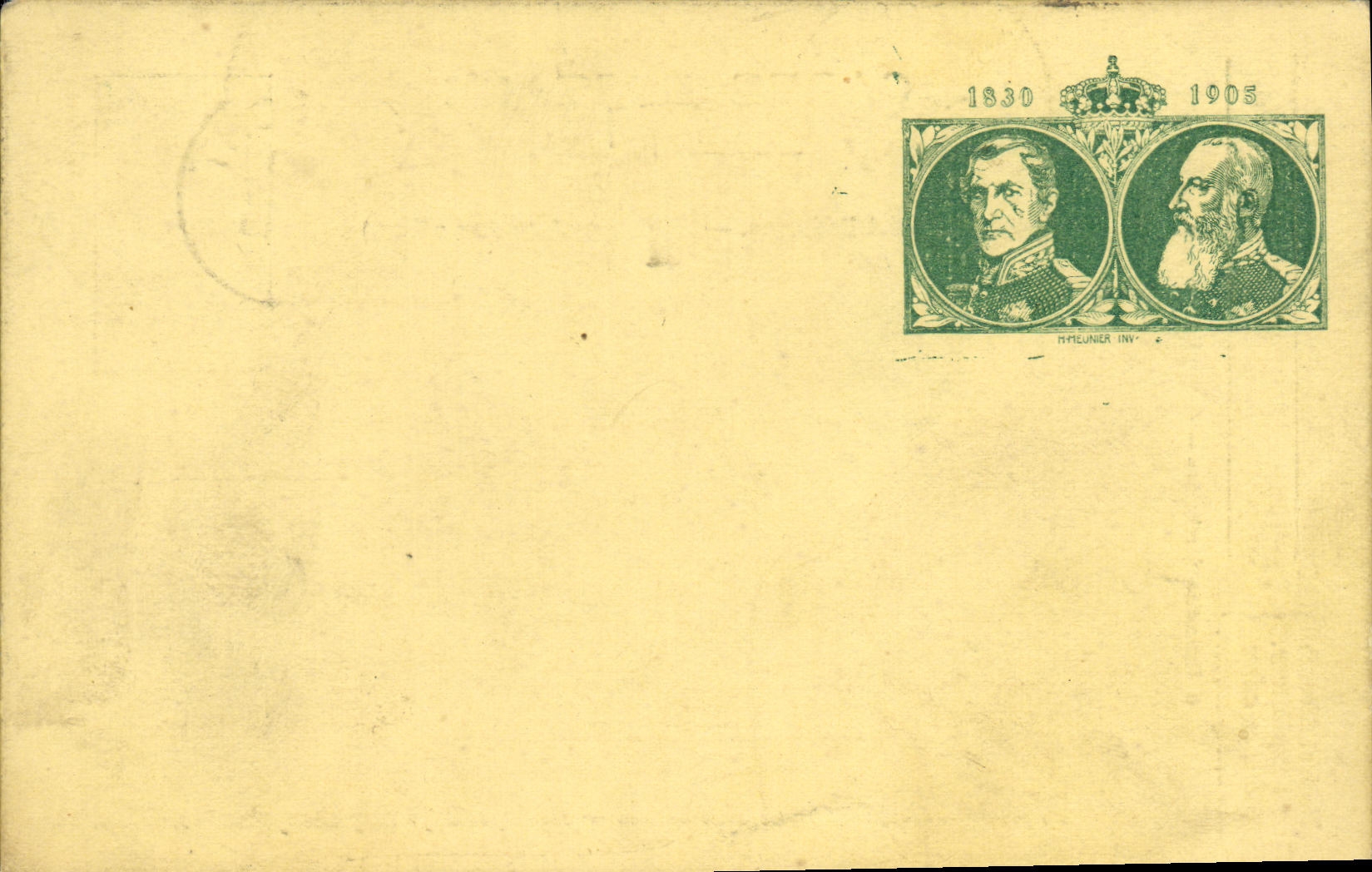 VINTAGE POSTCARD Albert 1st and leopold Belgium