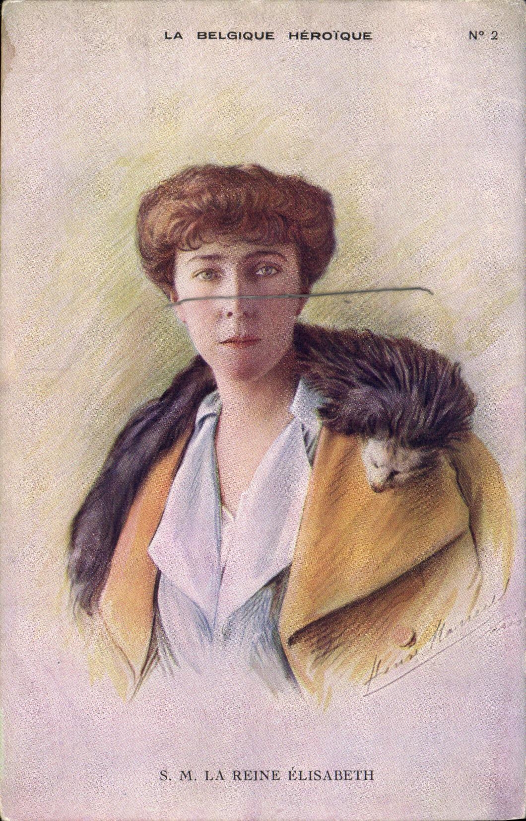 CPA SM la reine Elisabeth 