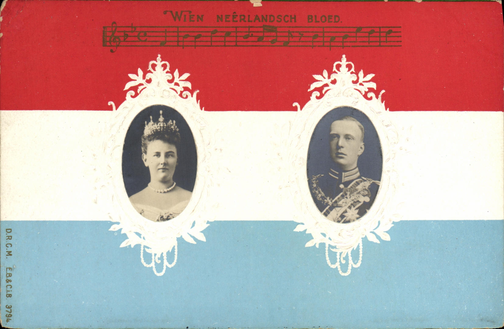 CPA Famille royale Pays Bas