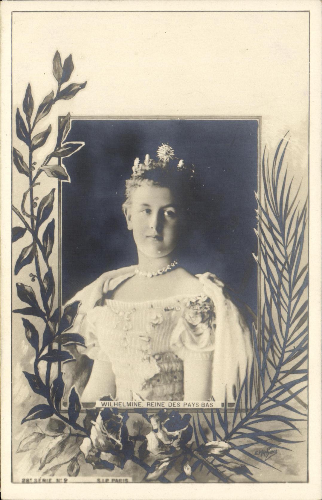 CPA SM Guglielmina Regina d Olanda