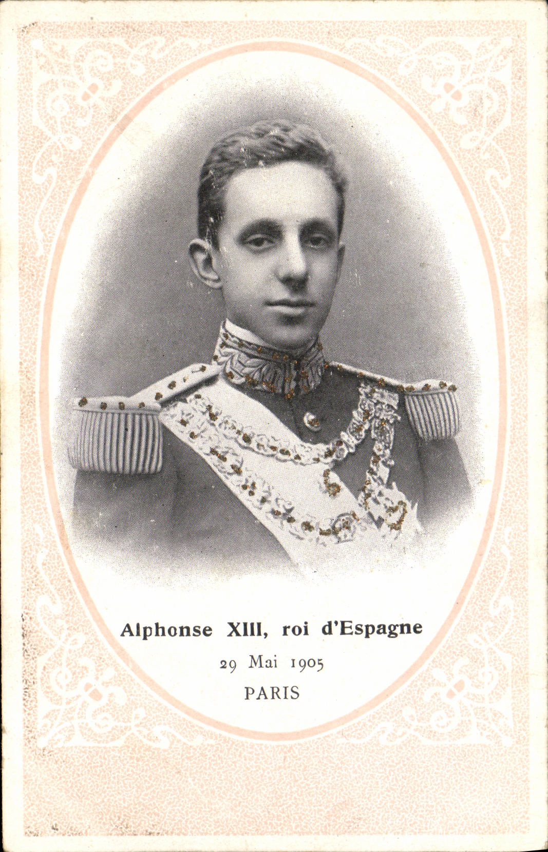 CPA Alphonse XIII Roi d Espagne 29 mai 1905 Paris